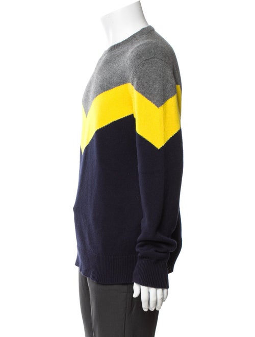 Eleventy Cashmere Colorblock Pattern Pullover