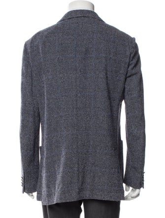 Eleventy Plaid Print Blazer