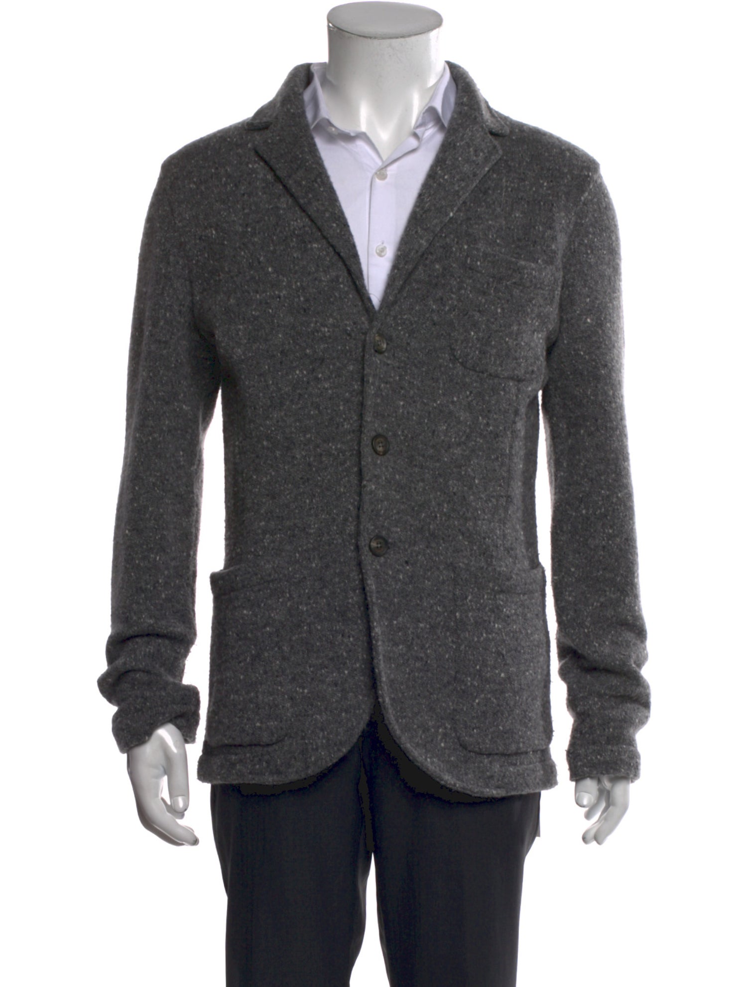 Eleventy Wool V-Neck Cardigan