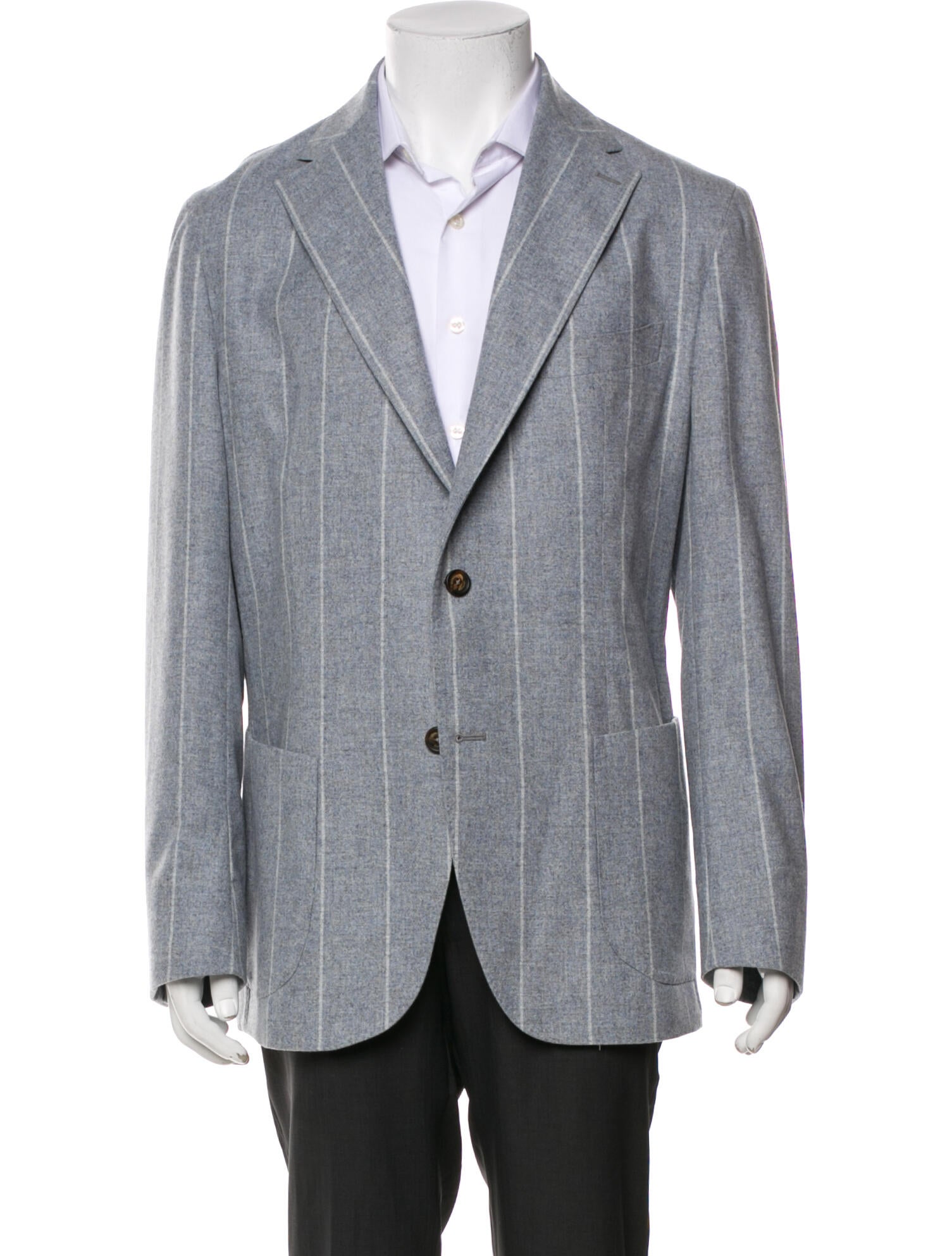 Eleventy Wool Striped Blazer