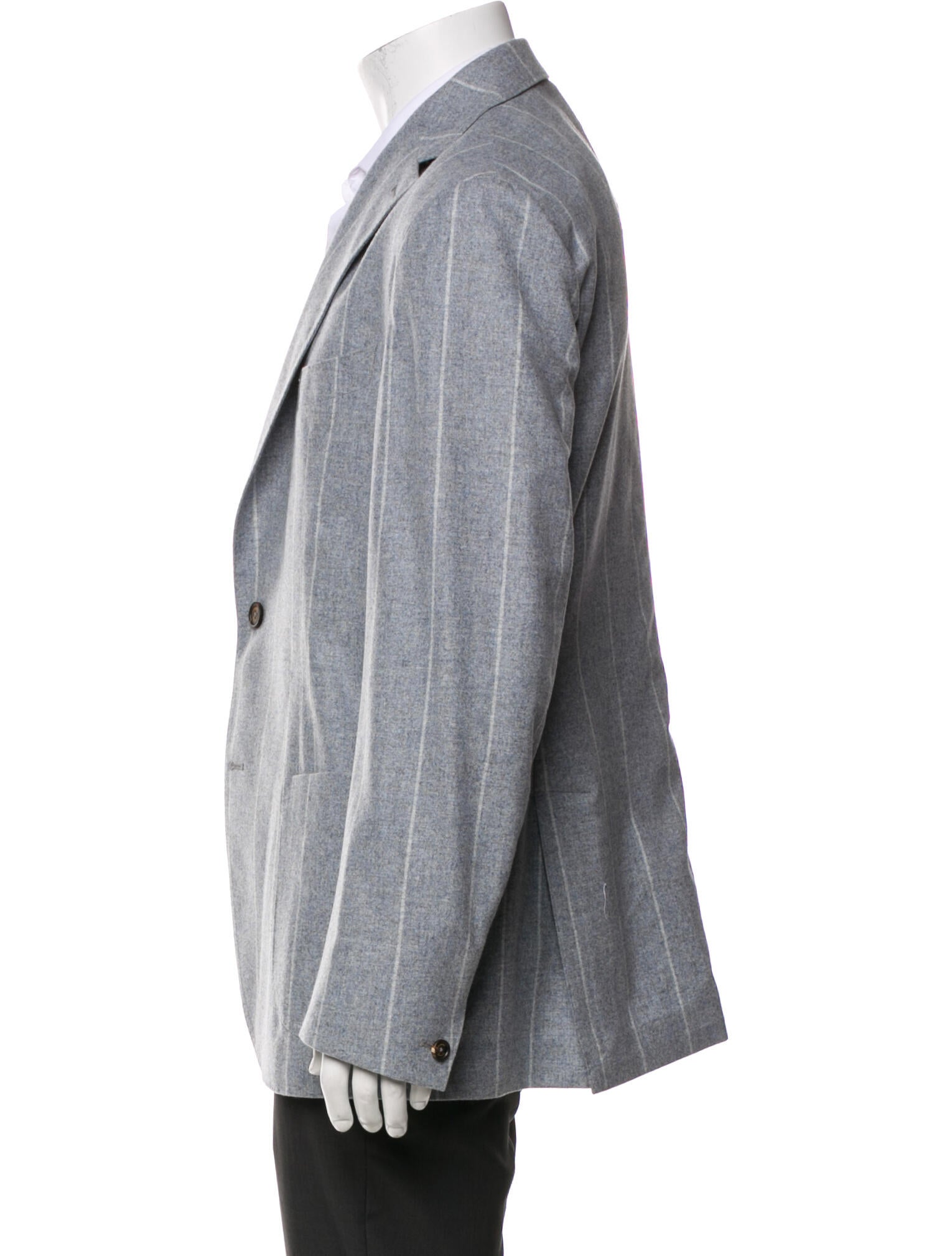 Eleventy Wool Striped Blazer