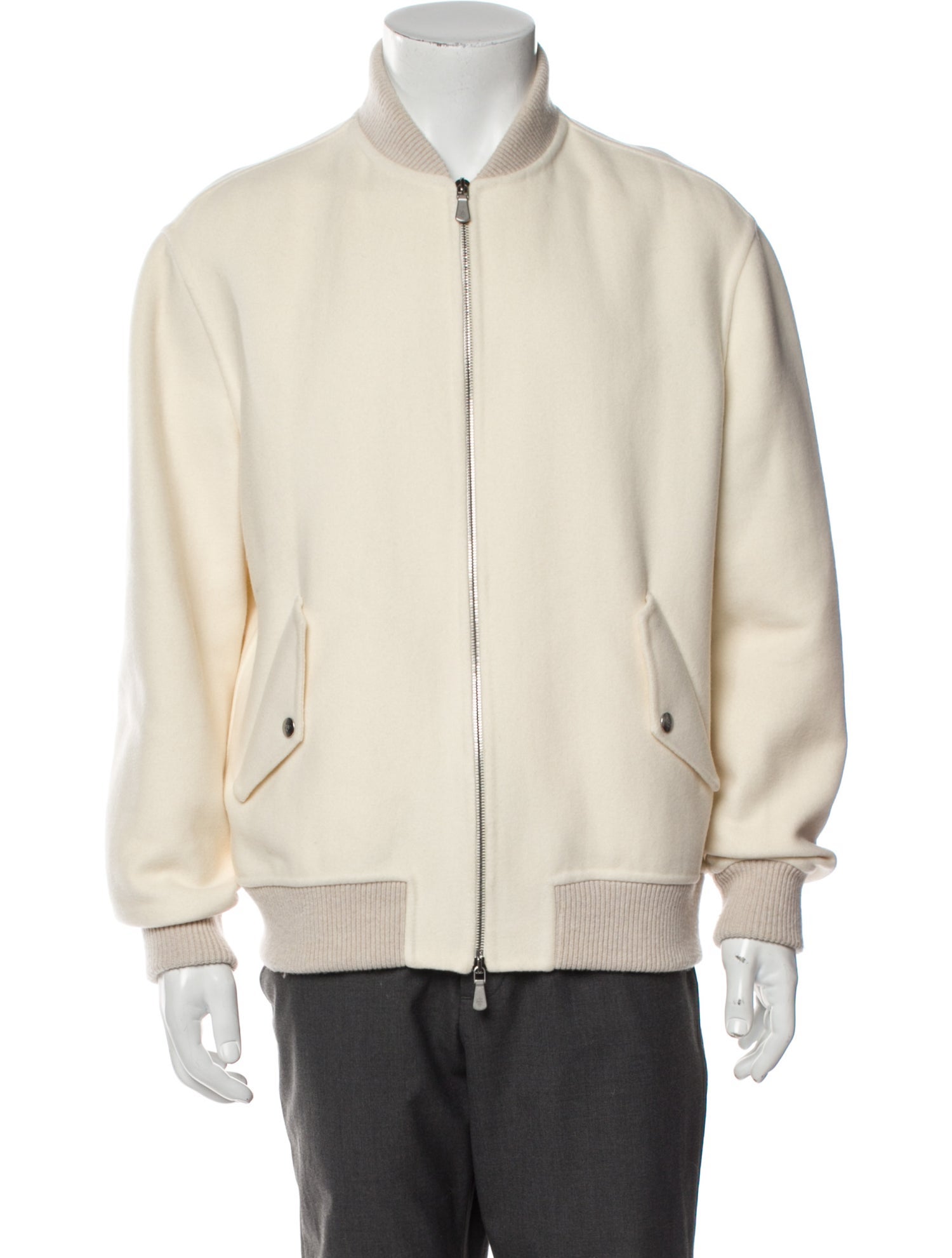 Eleventy Wool Bomber Jacket