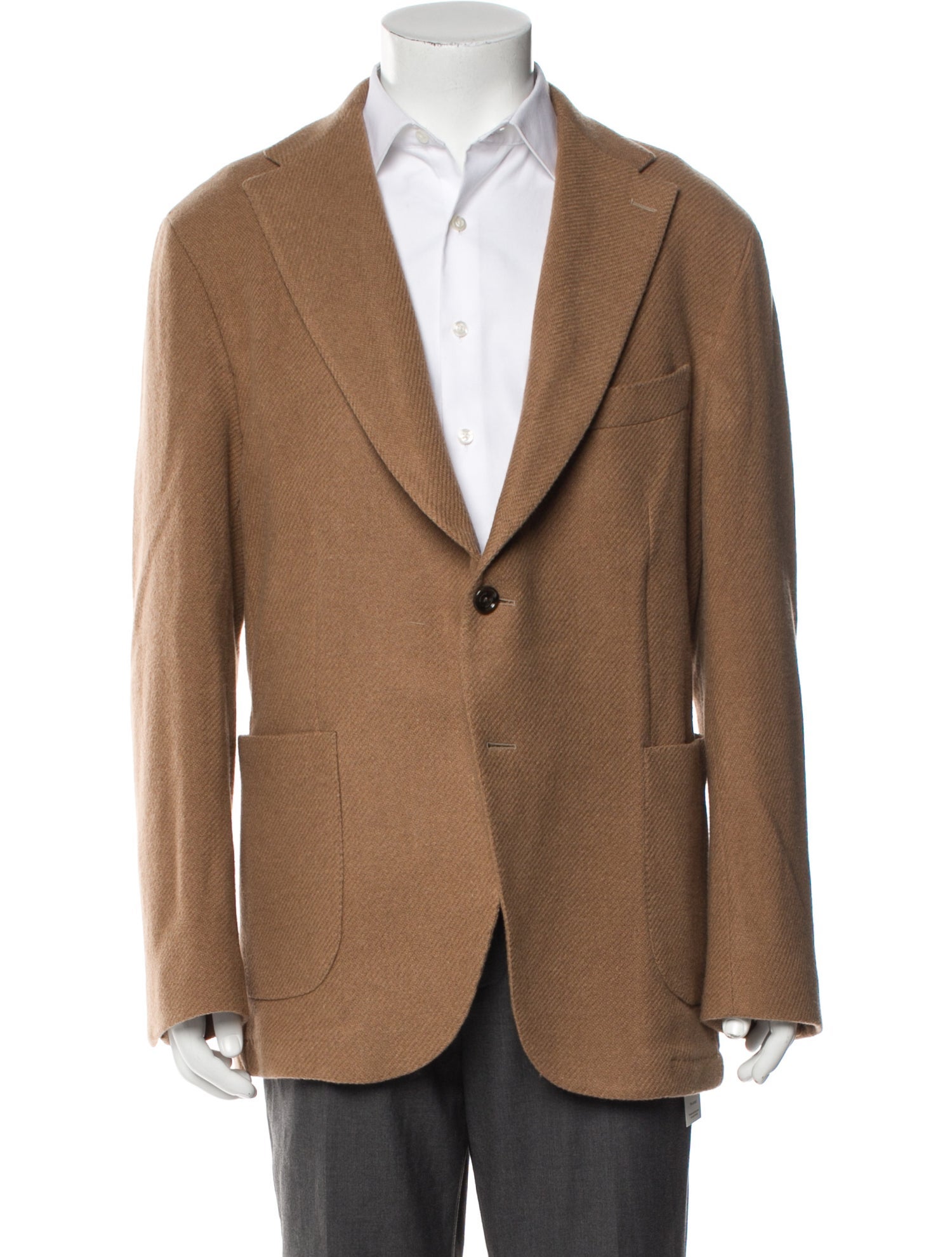 Eleventy Wool Tweed Pattern Peacoat