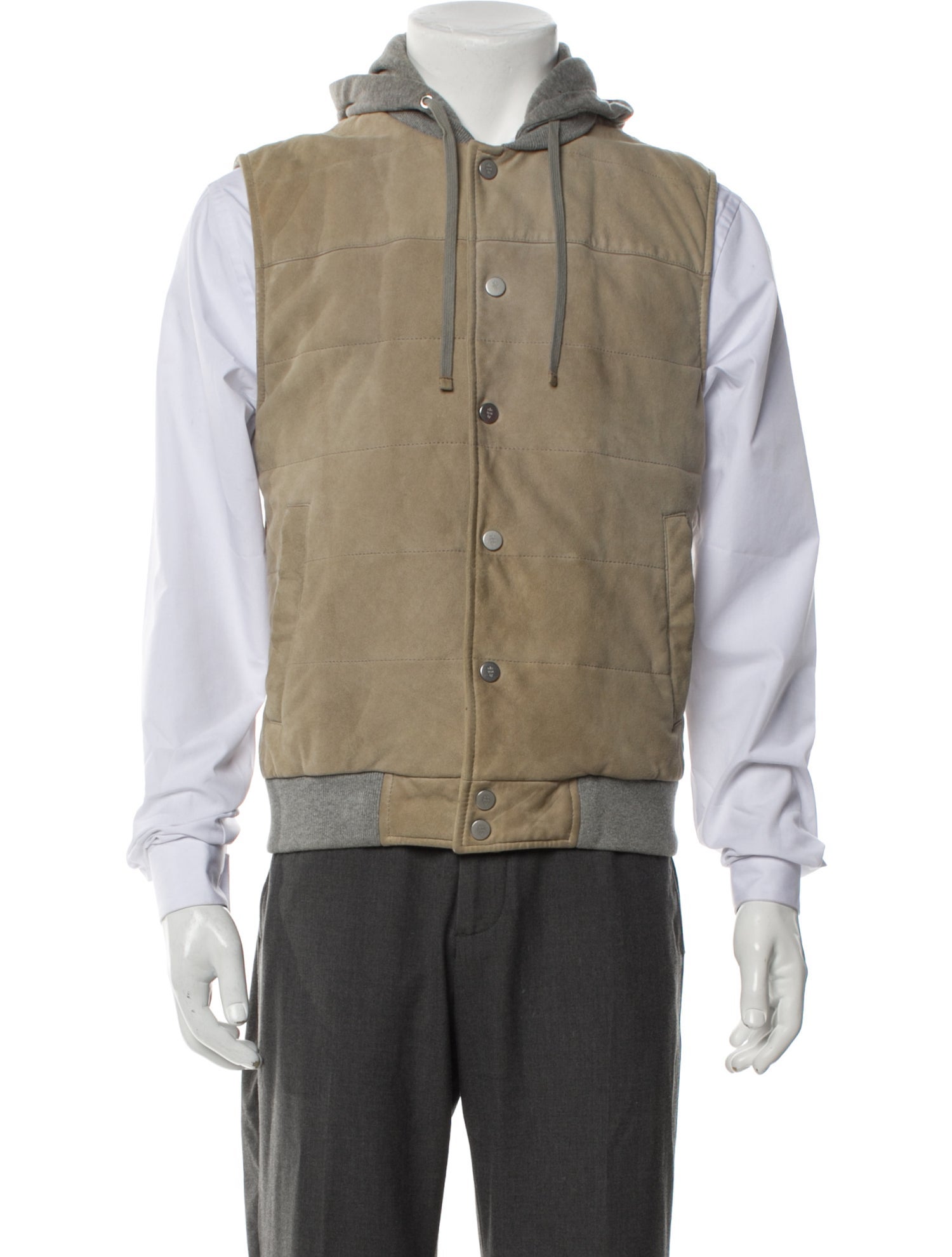 Eleventy Leather Vest