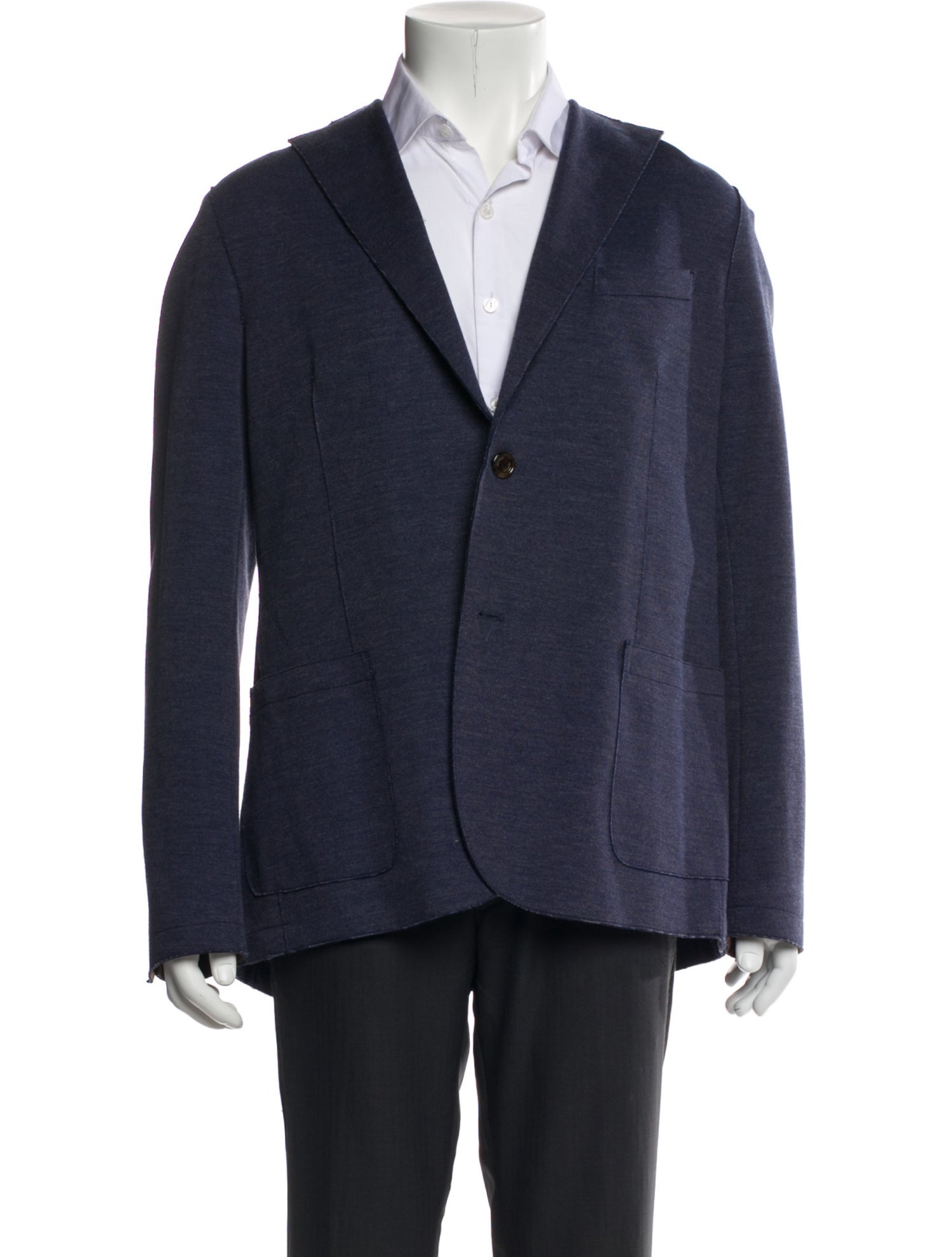 Eleventy Distressed Accents Blazer