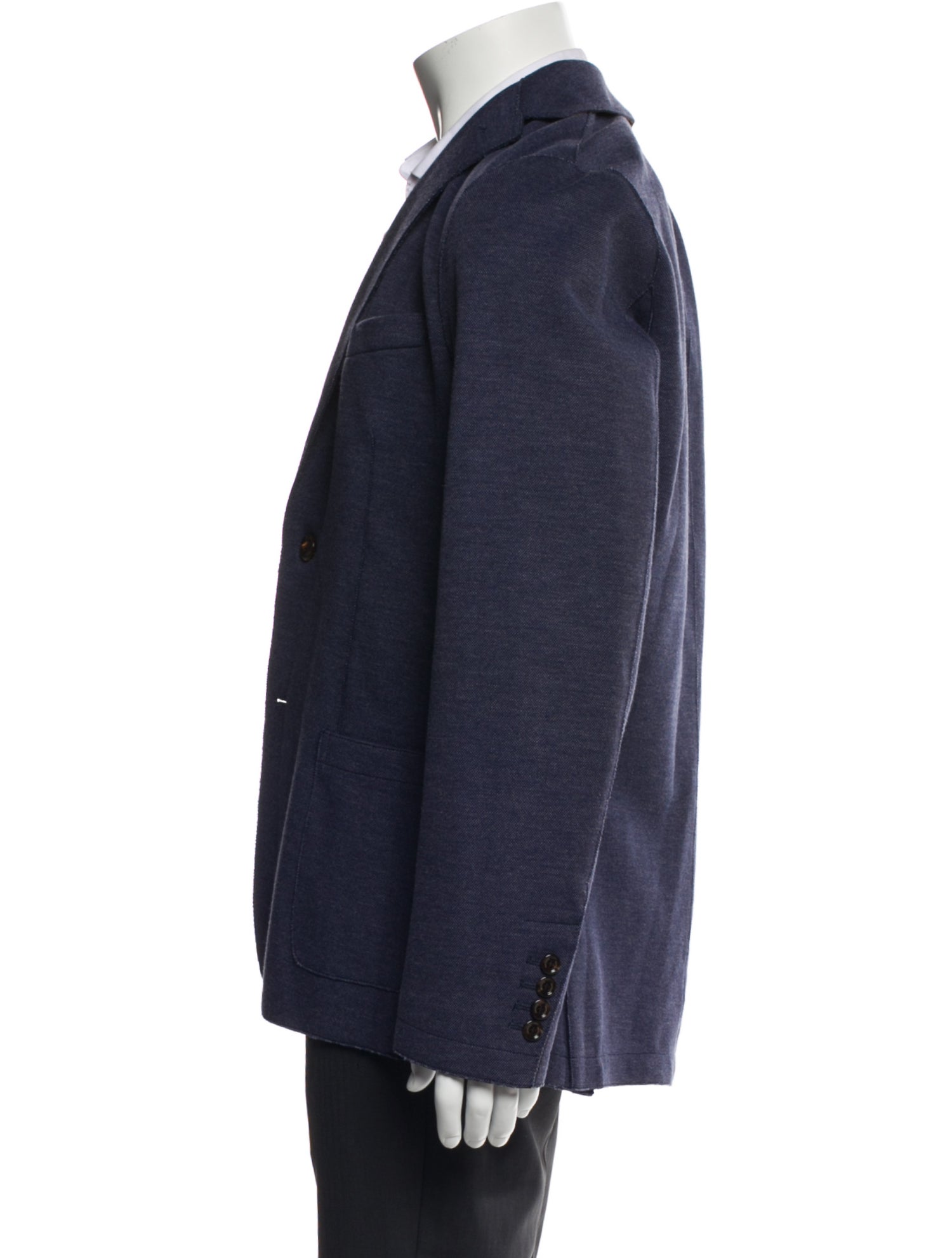 Eleventy Distressed Accents Blazer