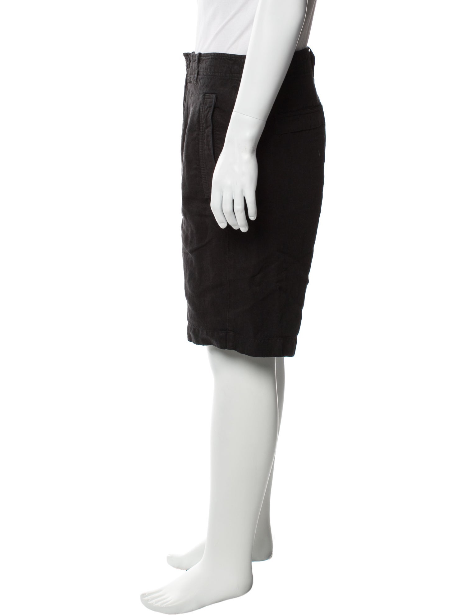 Eleventy Linen Flat Front Shorts