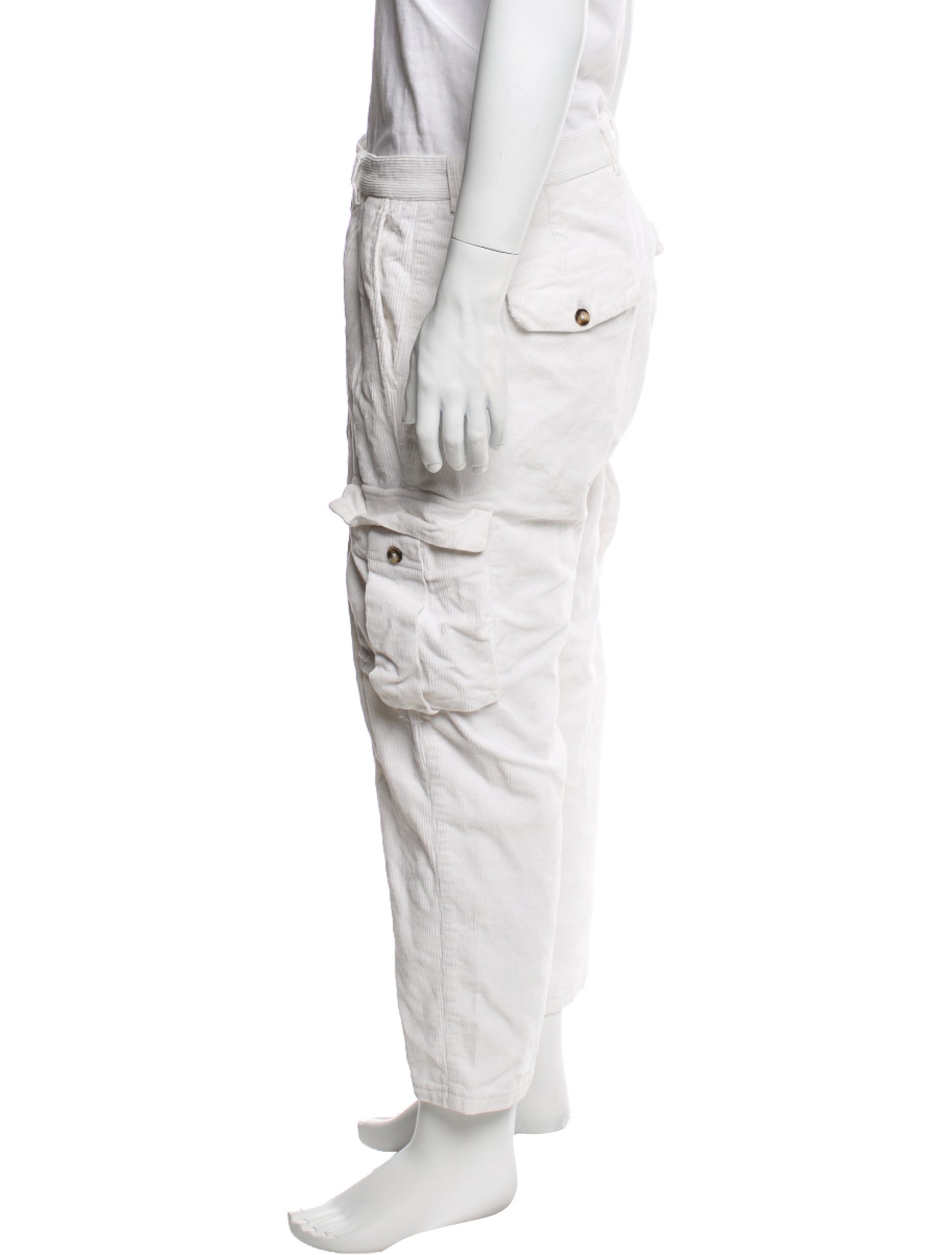 Eleventy Striped Cargo Pants