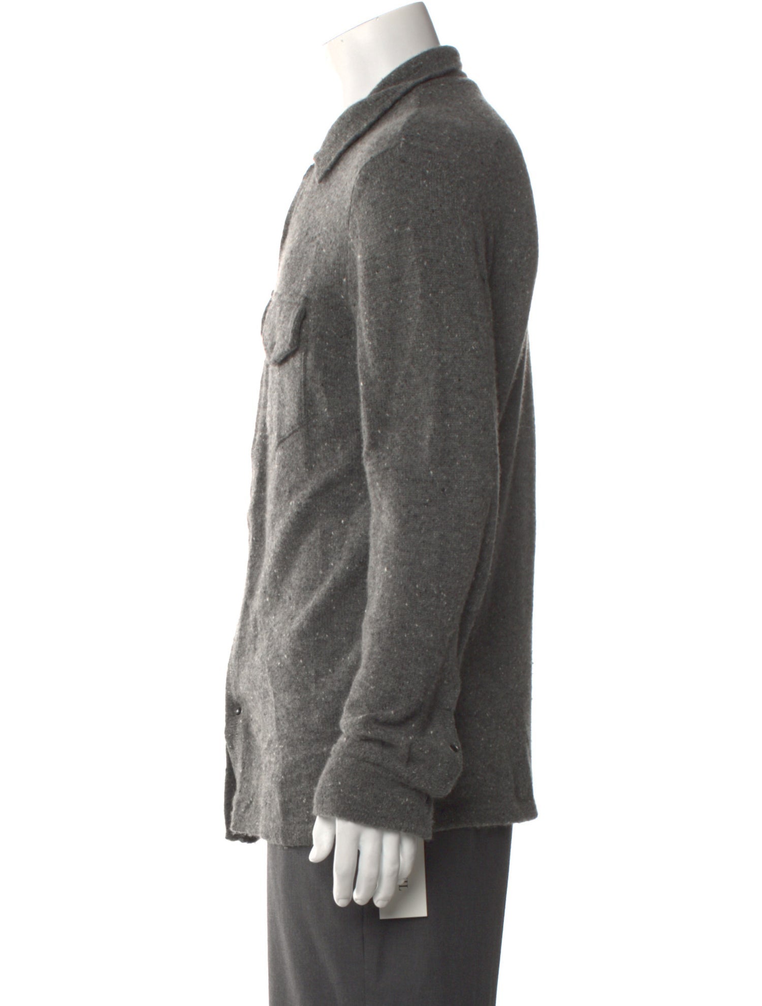 Eleventy Cashmere Collar Cardigan
