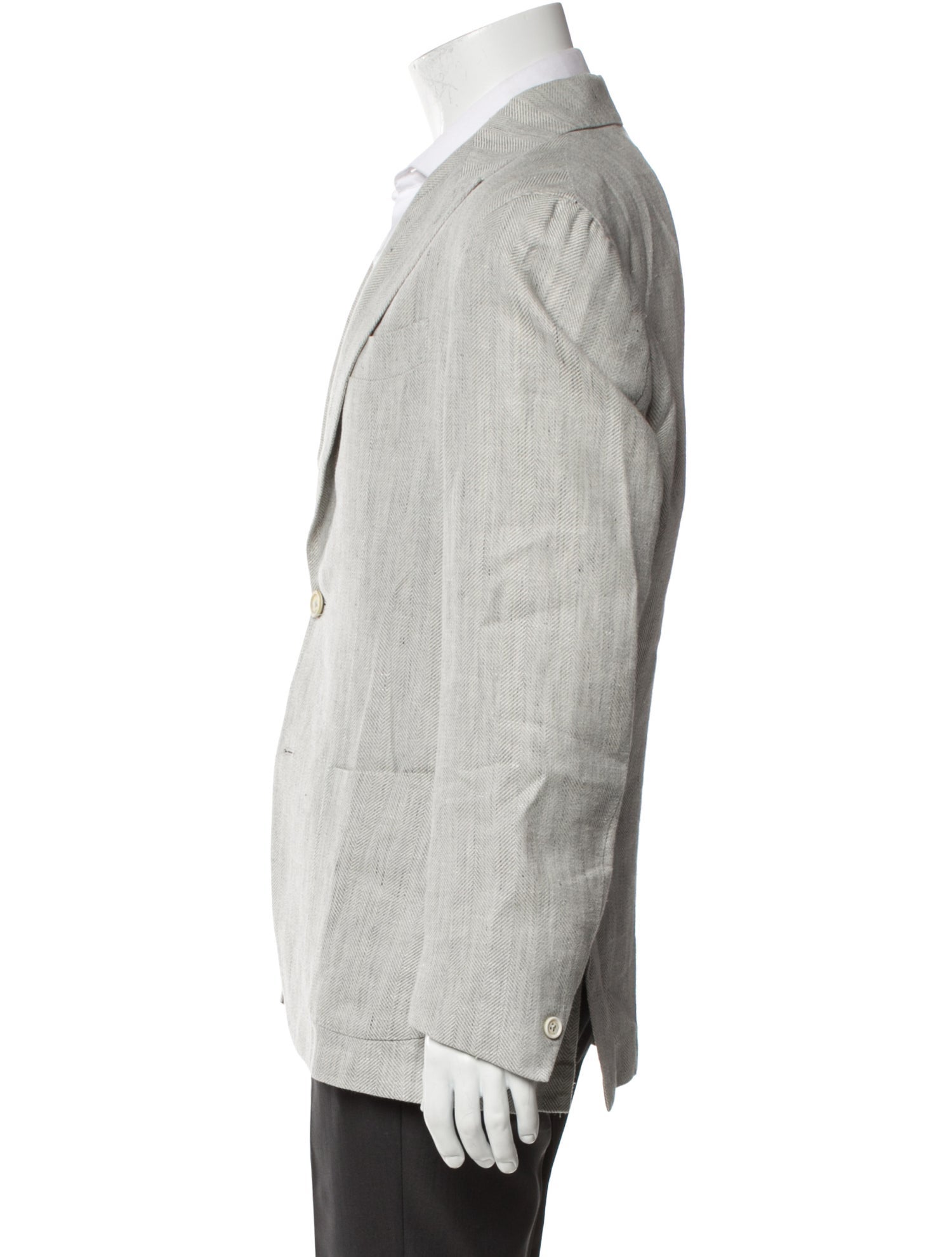 Eleventy Linen Peacoat