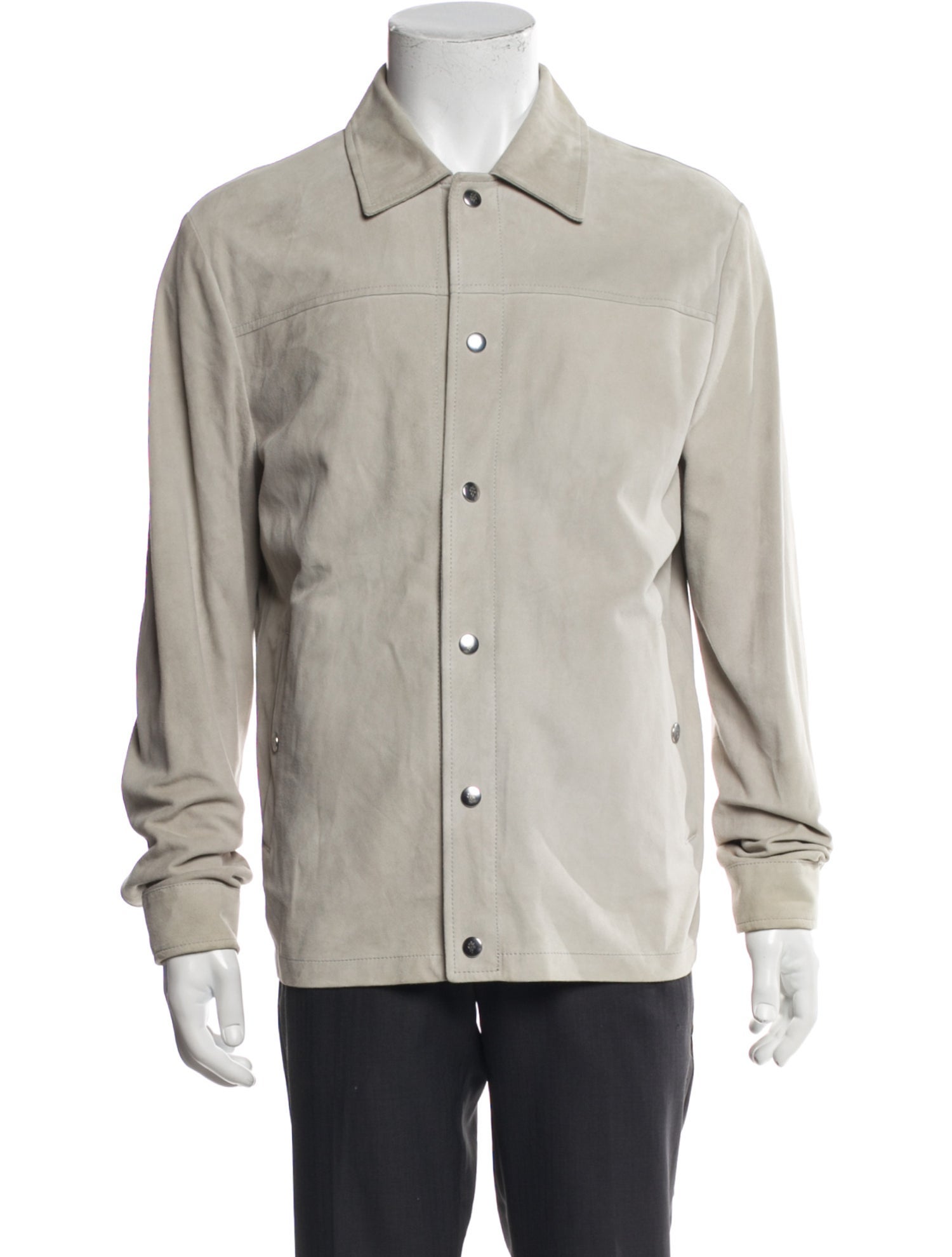 Eleventy Goat Leather Jacket