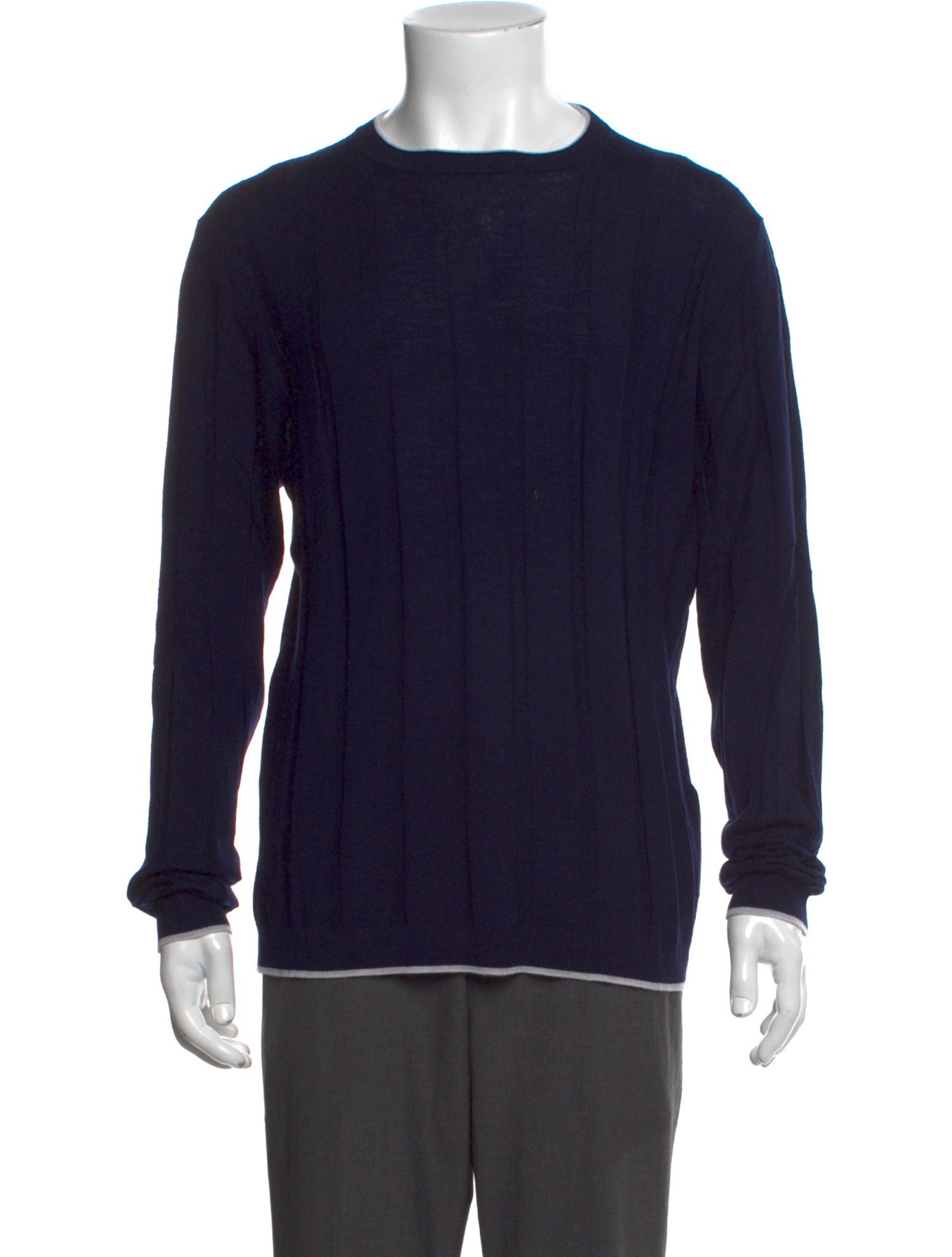 Eleventy Wool Crew Neck Pullover