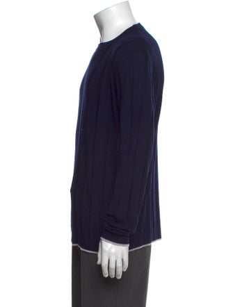 Eleventy Wool Crew Neck Pullover