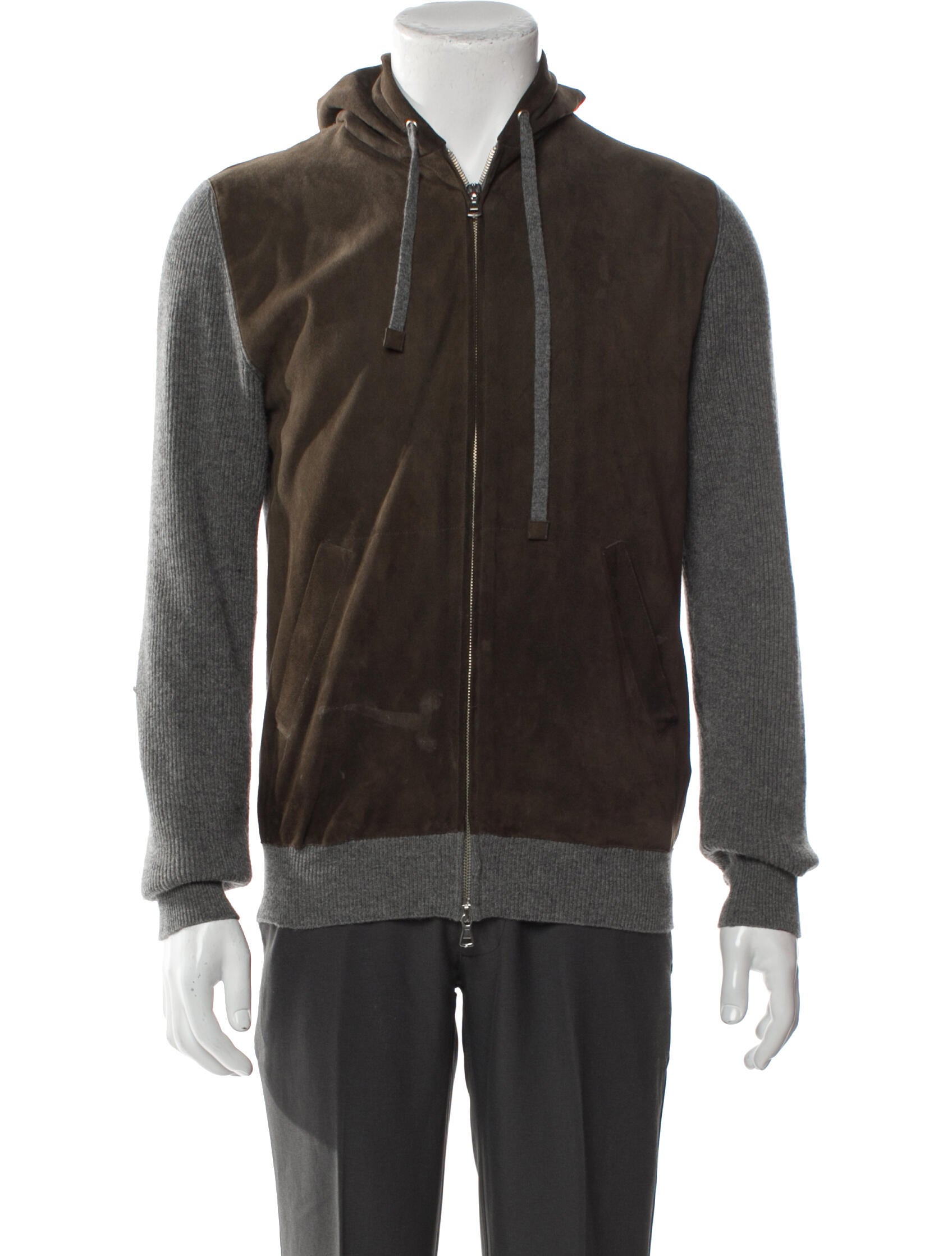 Eleventy Cashmere Colorblock Pattern Jacket