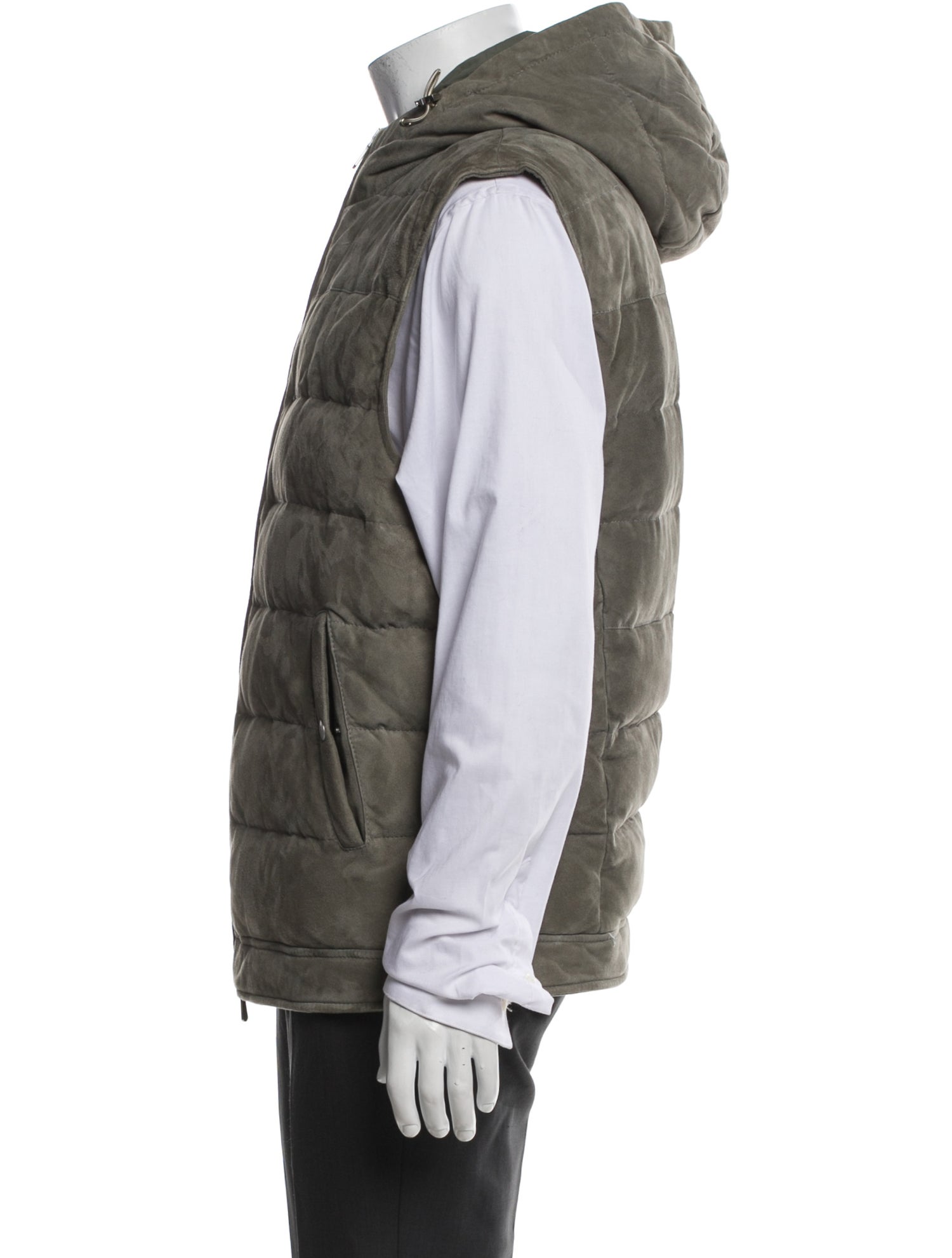 Eleventy Lamb Leather Vest