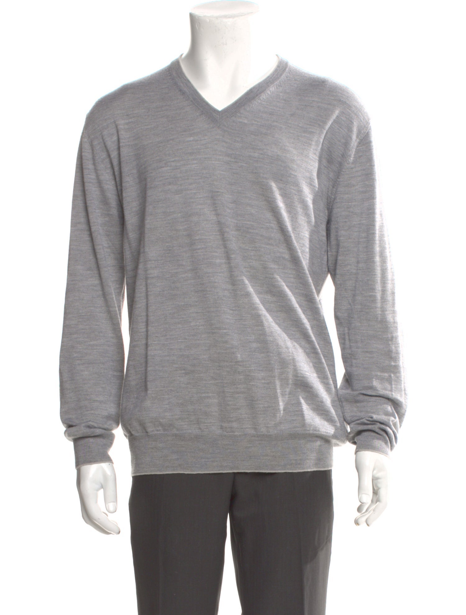 Eleventy Merino Wool V-Neck Pullover