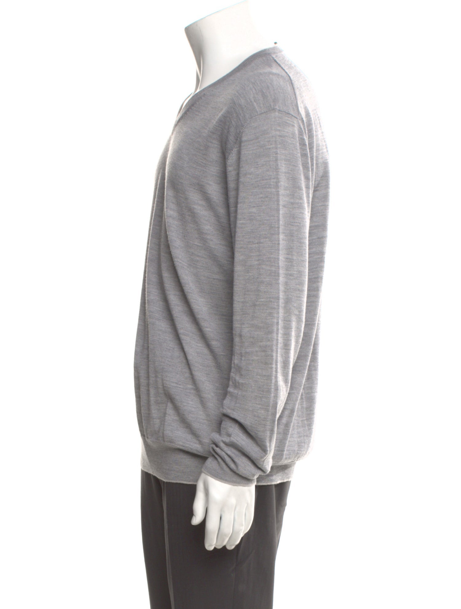 Eleventy Merino Wool V-Neck Pullover