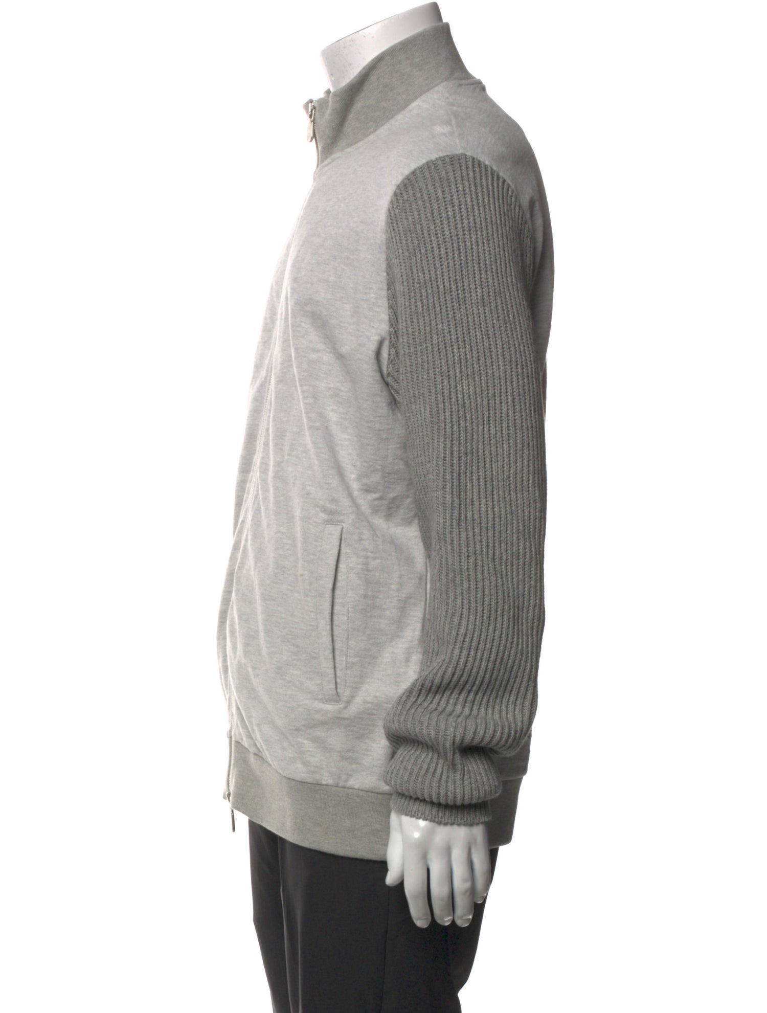 Eleventy Open Front Long Sleeve Cardigan