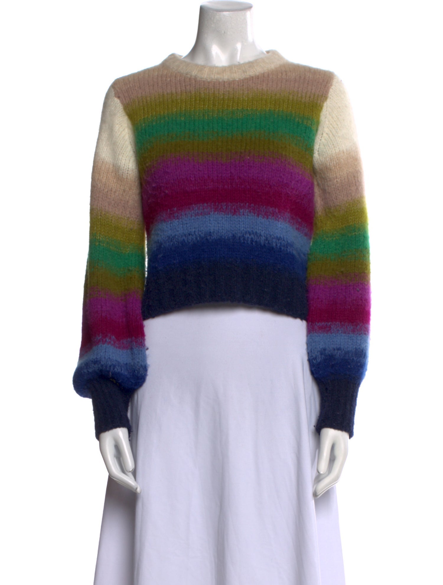 Elevin Six Alpaca Striped Sweater
