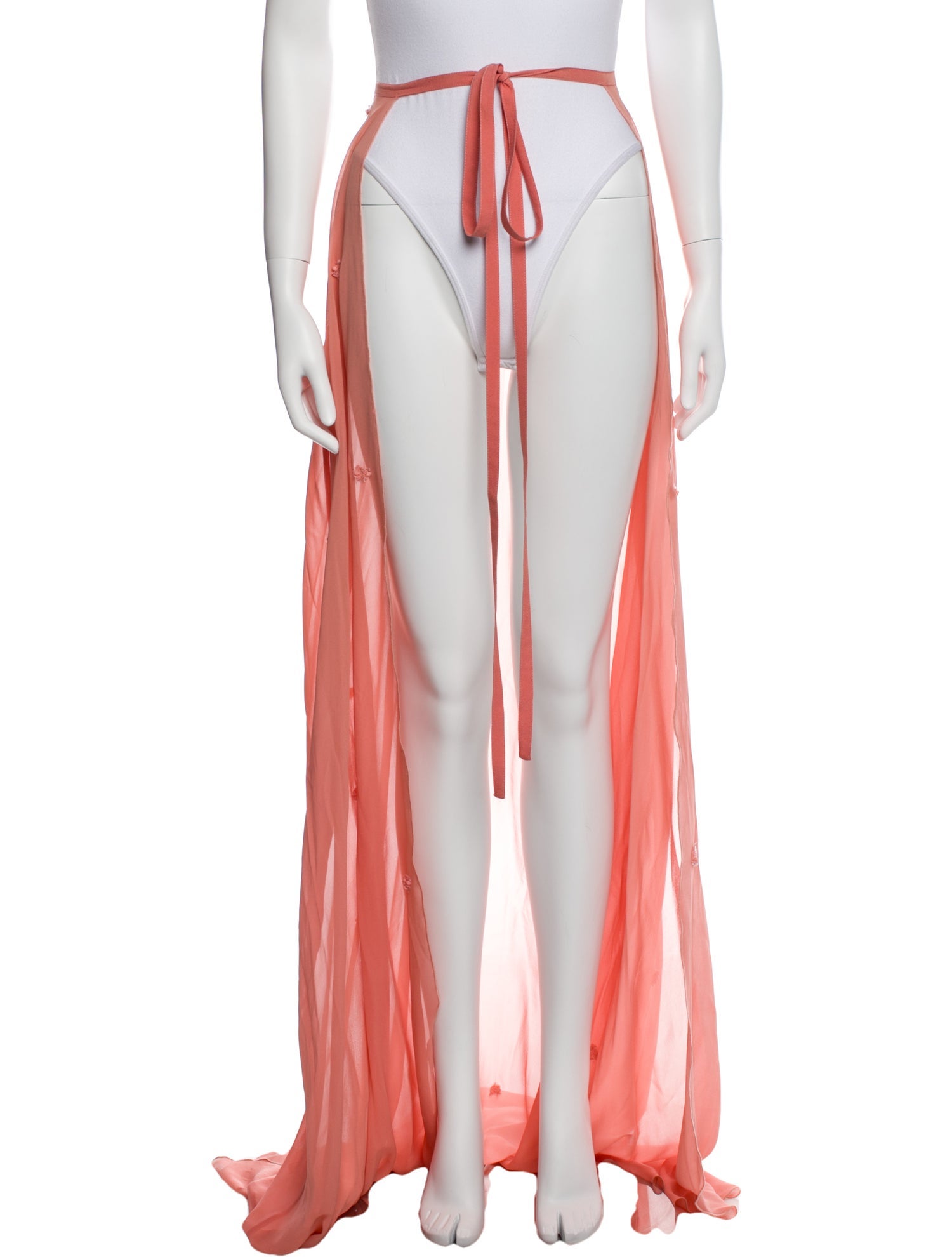 Elie Saab Silk Long Skirt