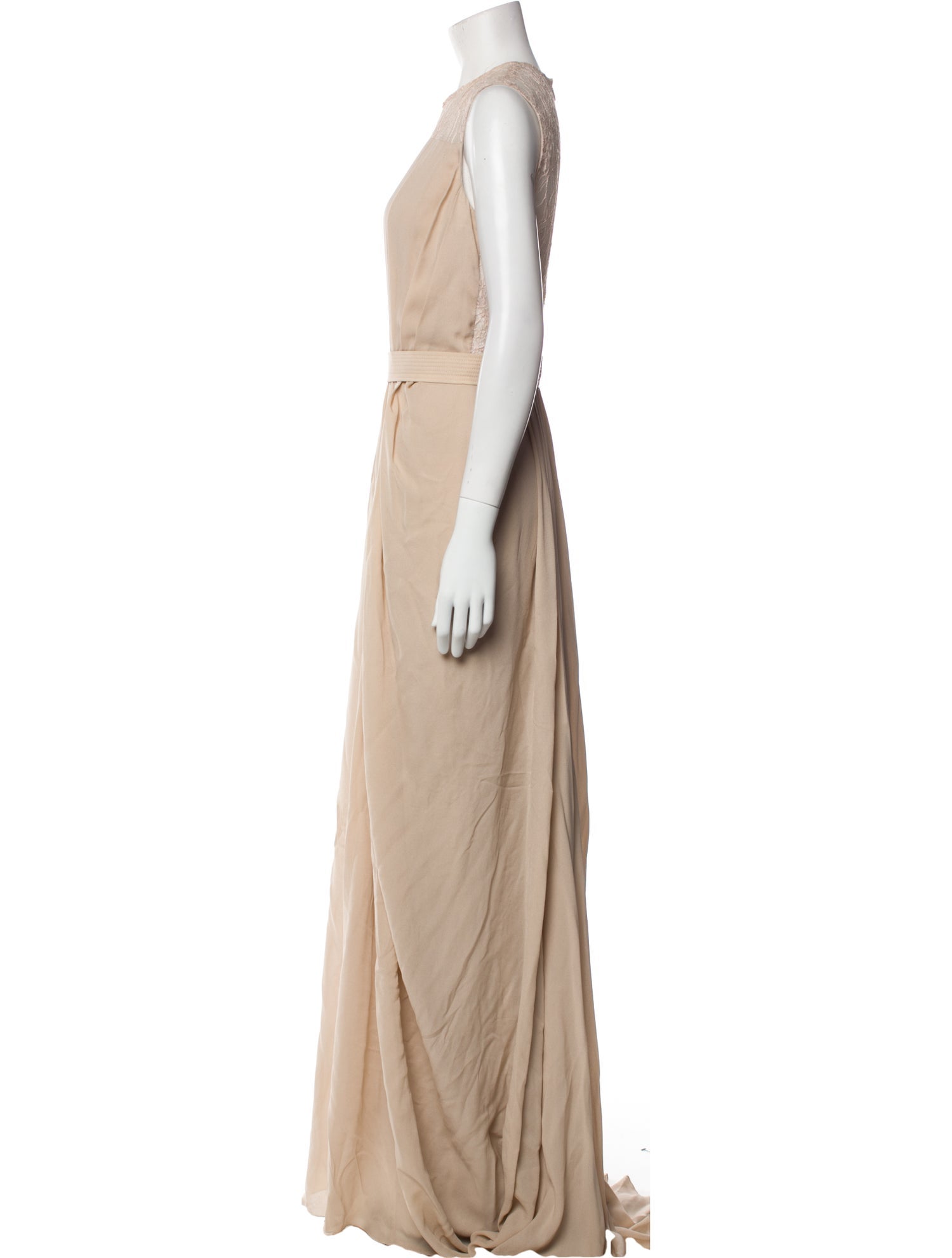 Elie Saab Silk Long Dress