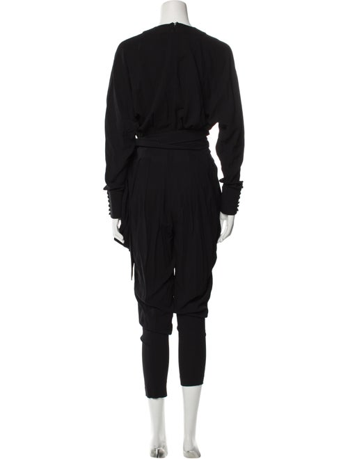 Elie Saab Plunge Neckline Jumpsuit