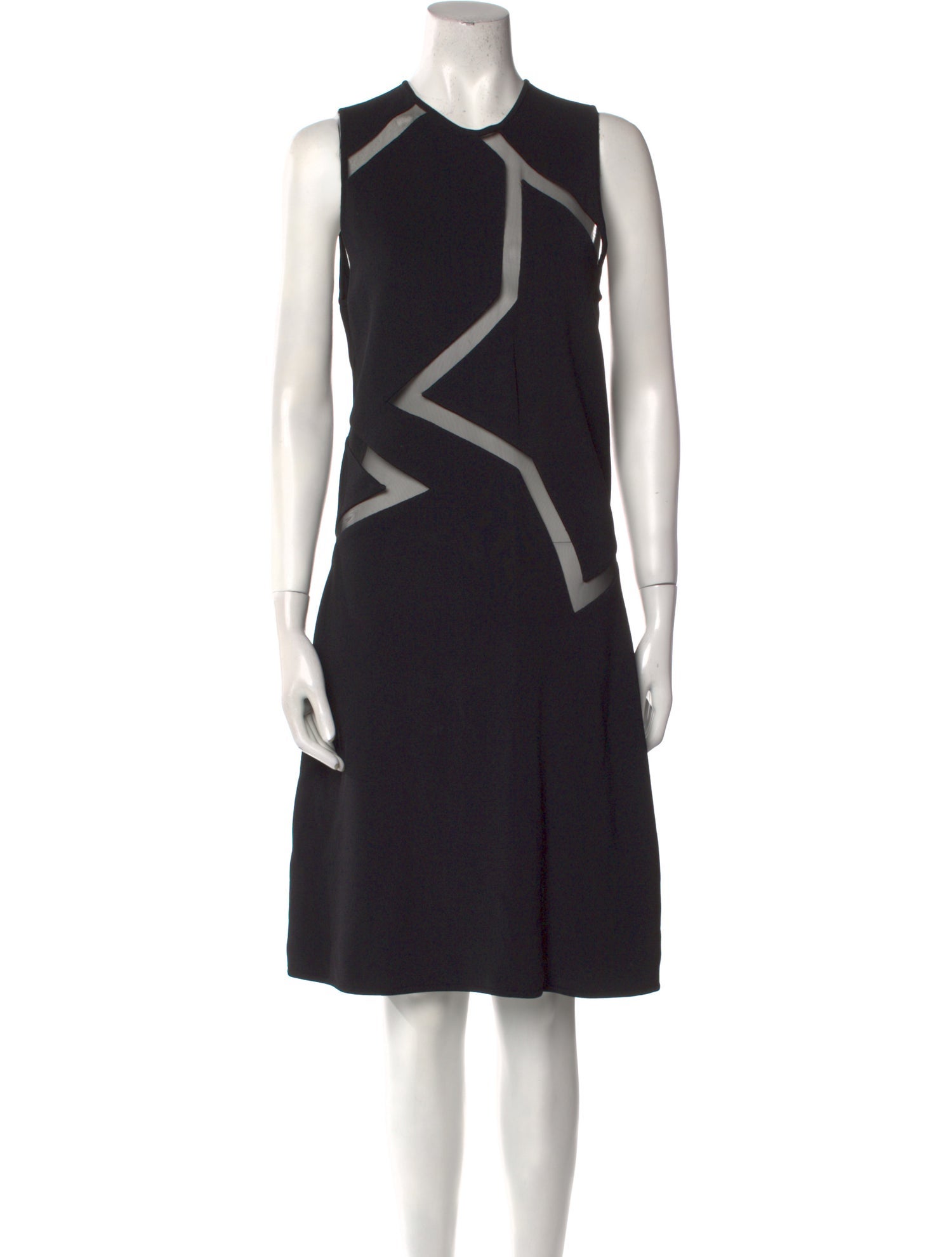 Elie Saab Crew Neck Knee-Length Dress