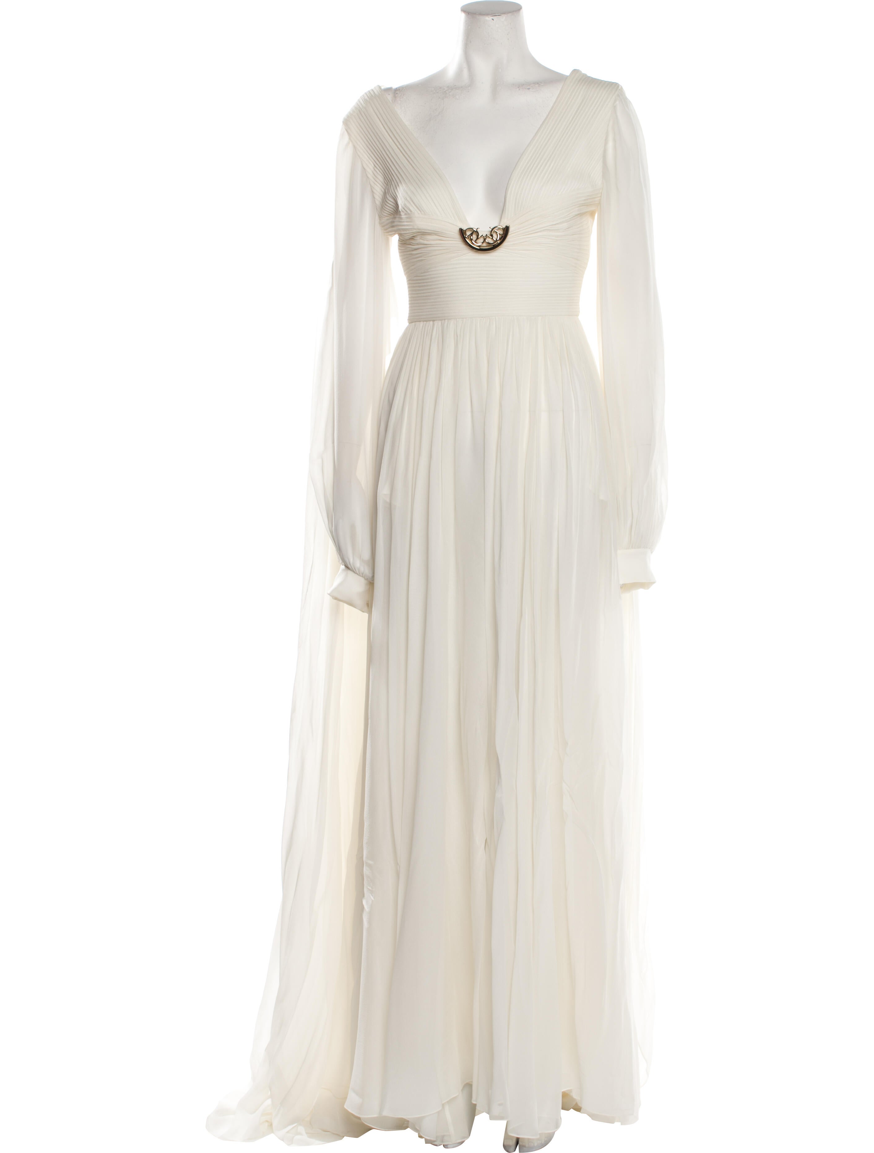 Elie Saab Silk Long Dress