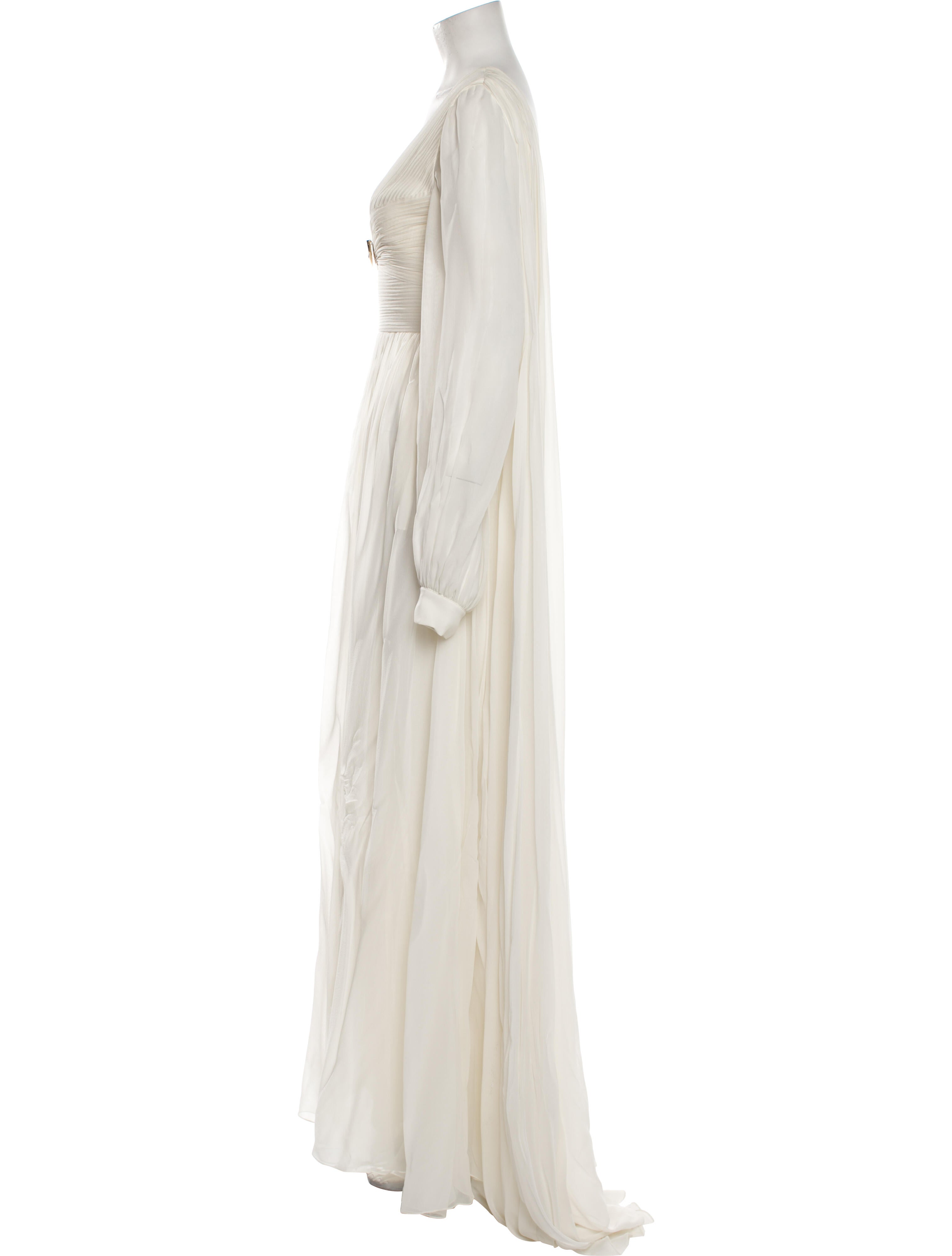 Elie Saab Silk Long Dress