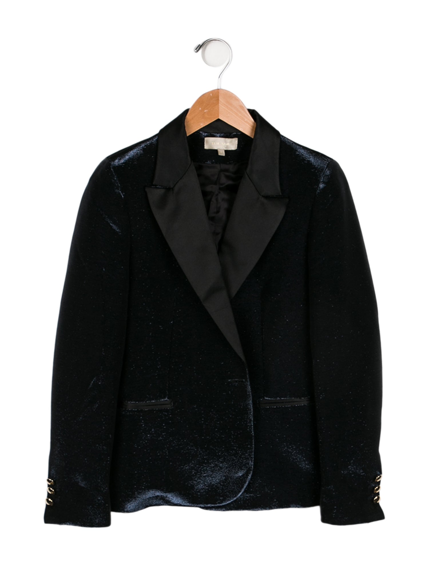 Elie Saab Boys' Solid Metallic Blazer
