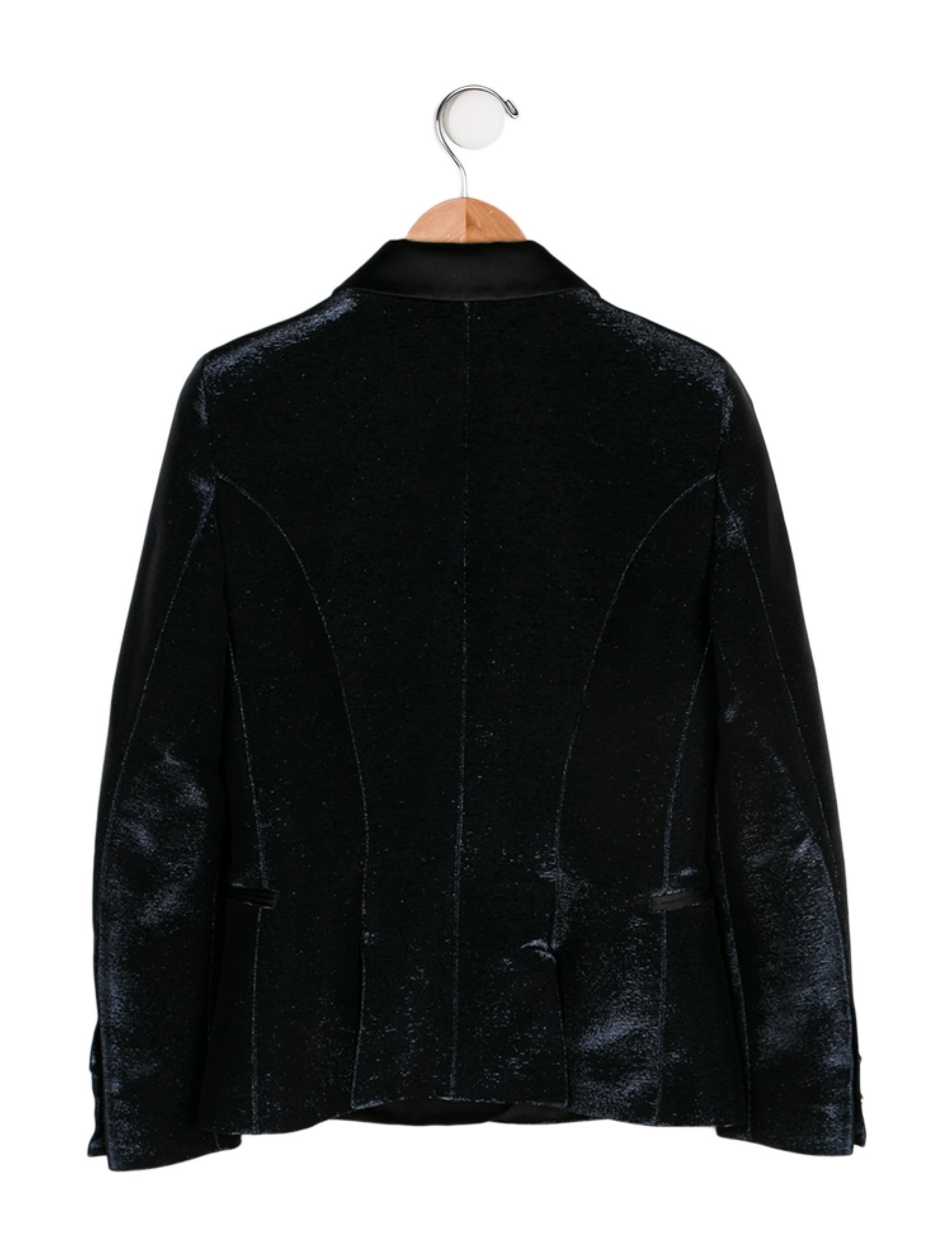 Elie Saab Boys' Solid Metallic Blazer
