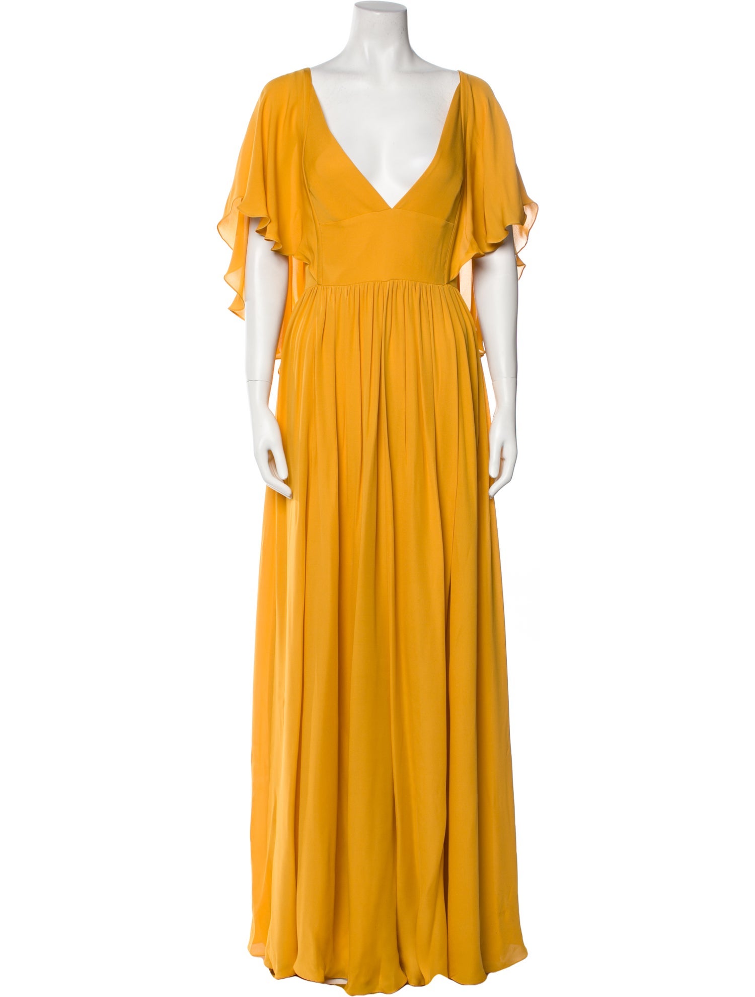 Elie Saab Silk Long Dress