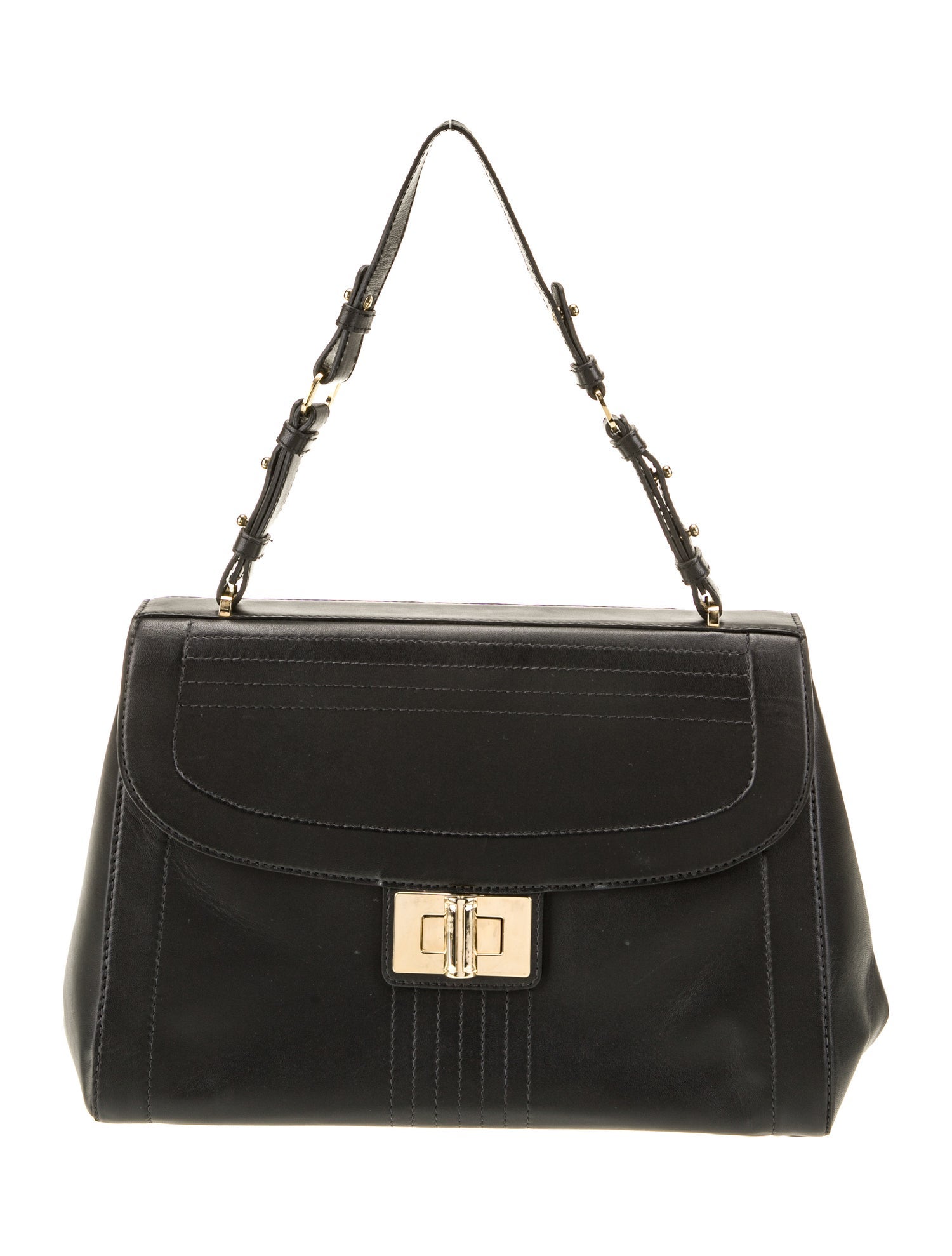 Elie Saab Leather Shoulder Bag