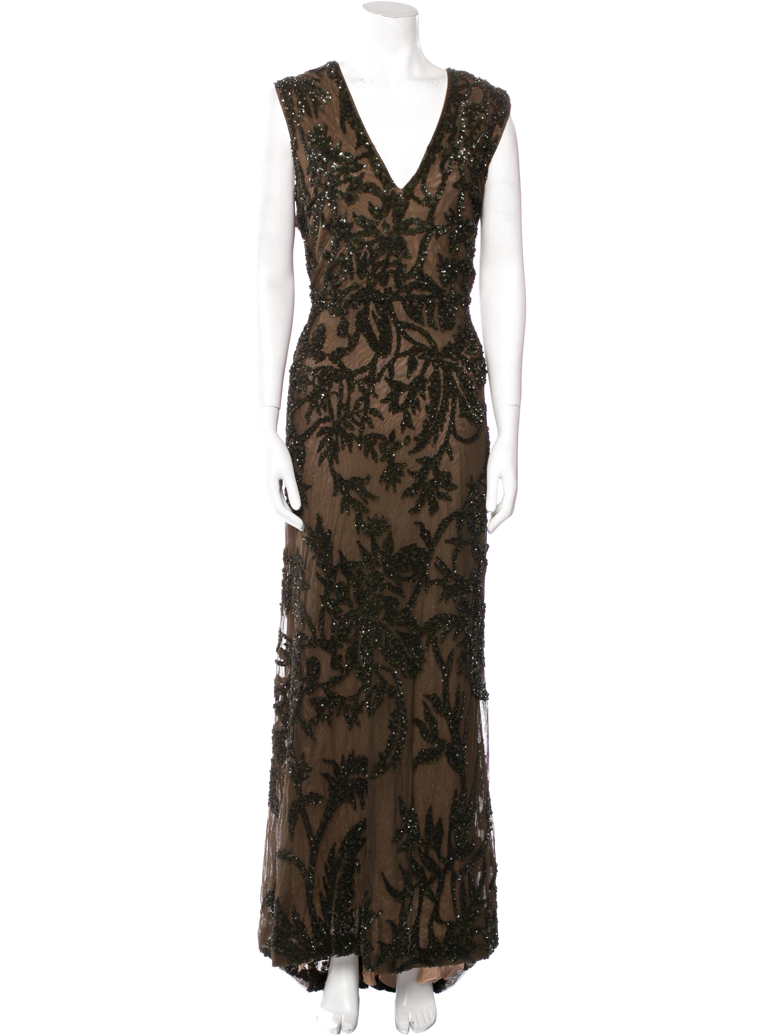 Elie Saab Lace Pattern Long Dress