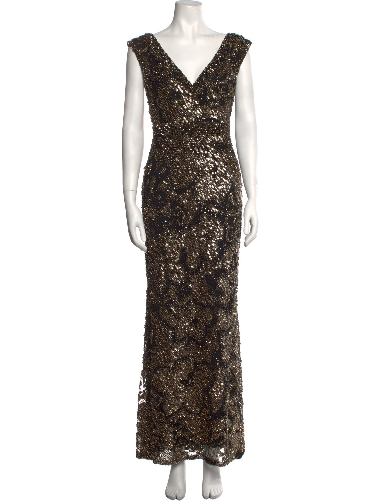 Elie Saab Patterned Long Dress