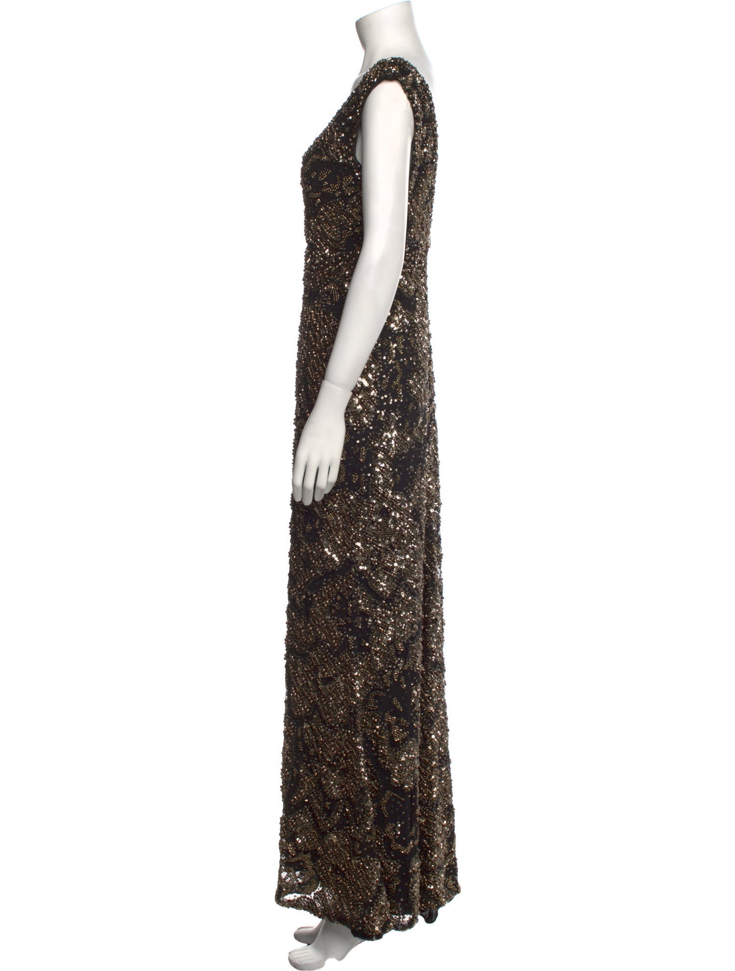 Elie Saab Patterned Long Dress