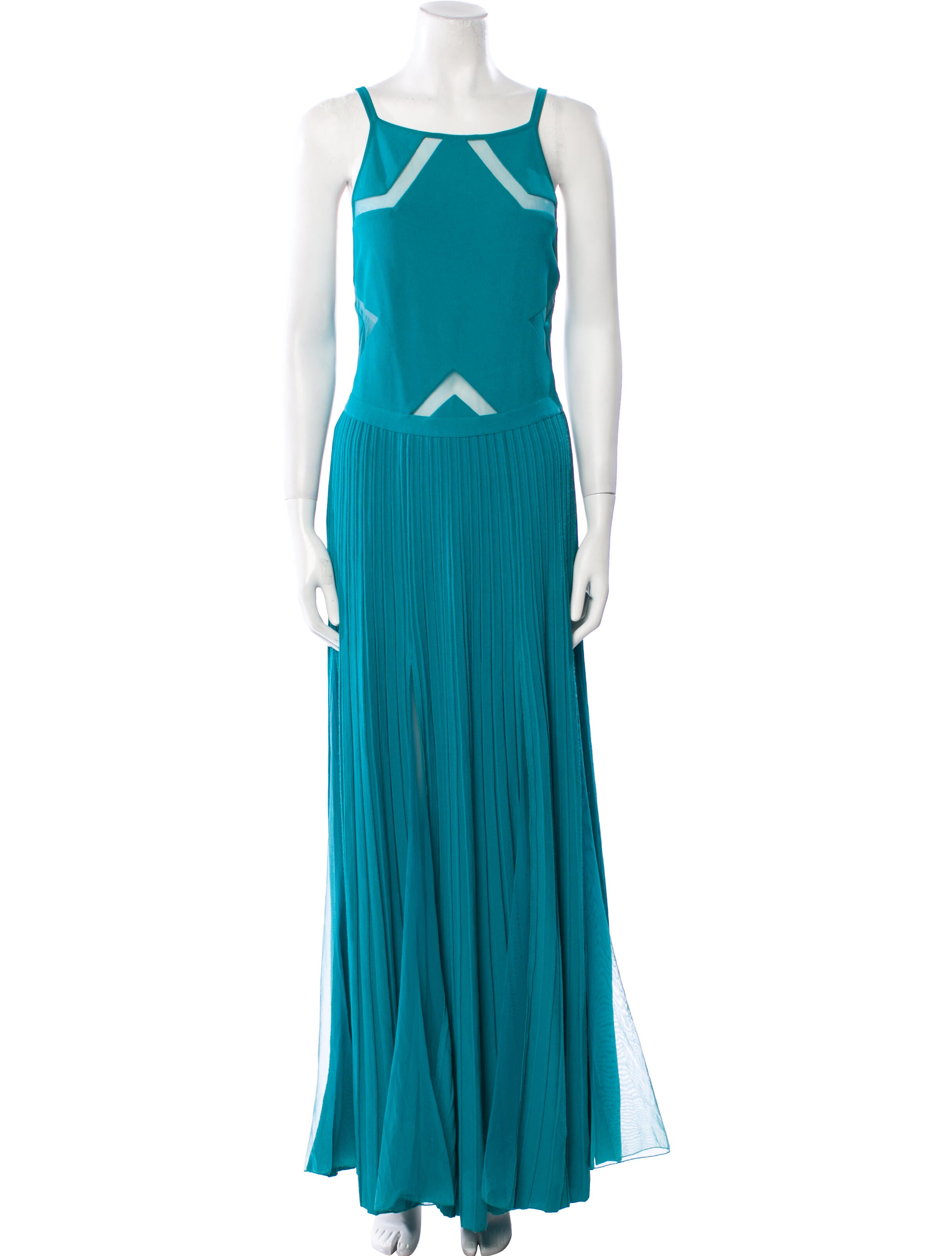 Elie Saab Square Neckline Long Dress