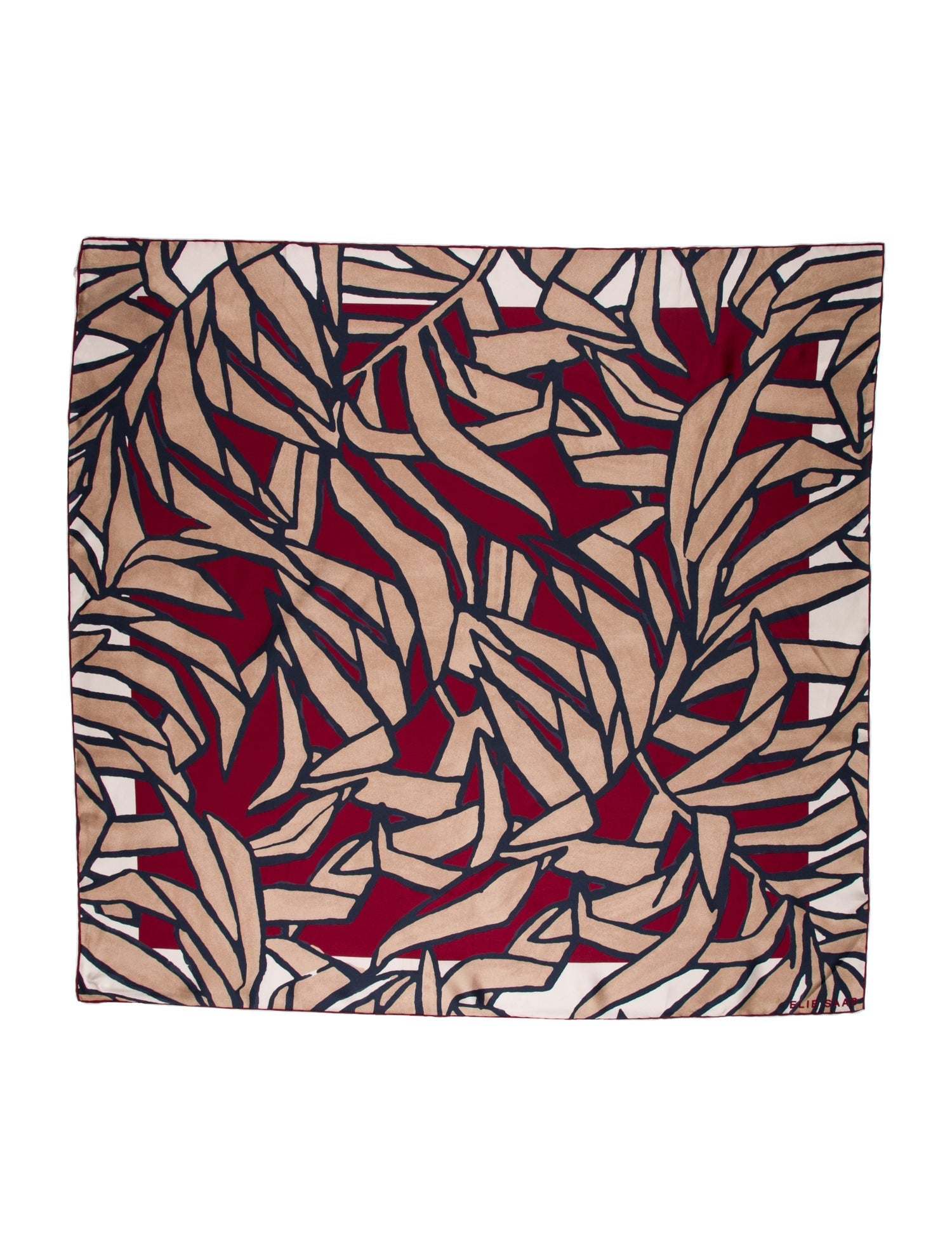 Elie Saab Silk Printed Scarf w/ Tags