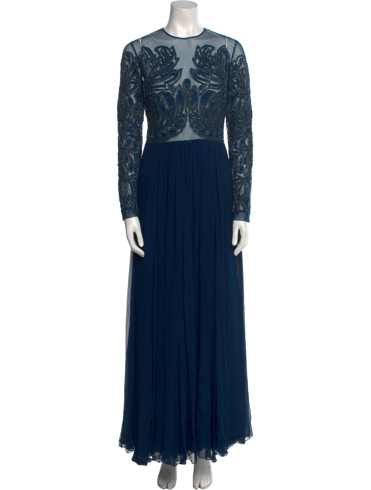 Elie Saab Silk Long Dress