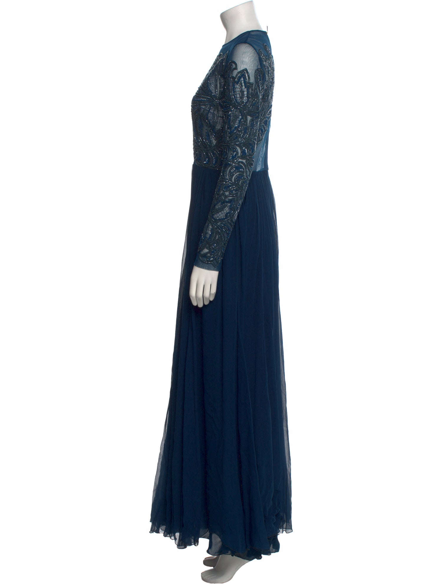 Elie Saab Silk Long Dress