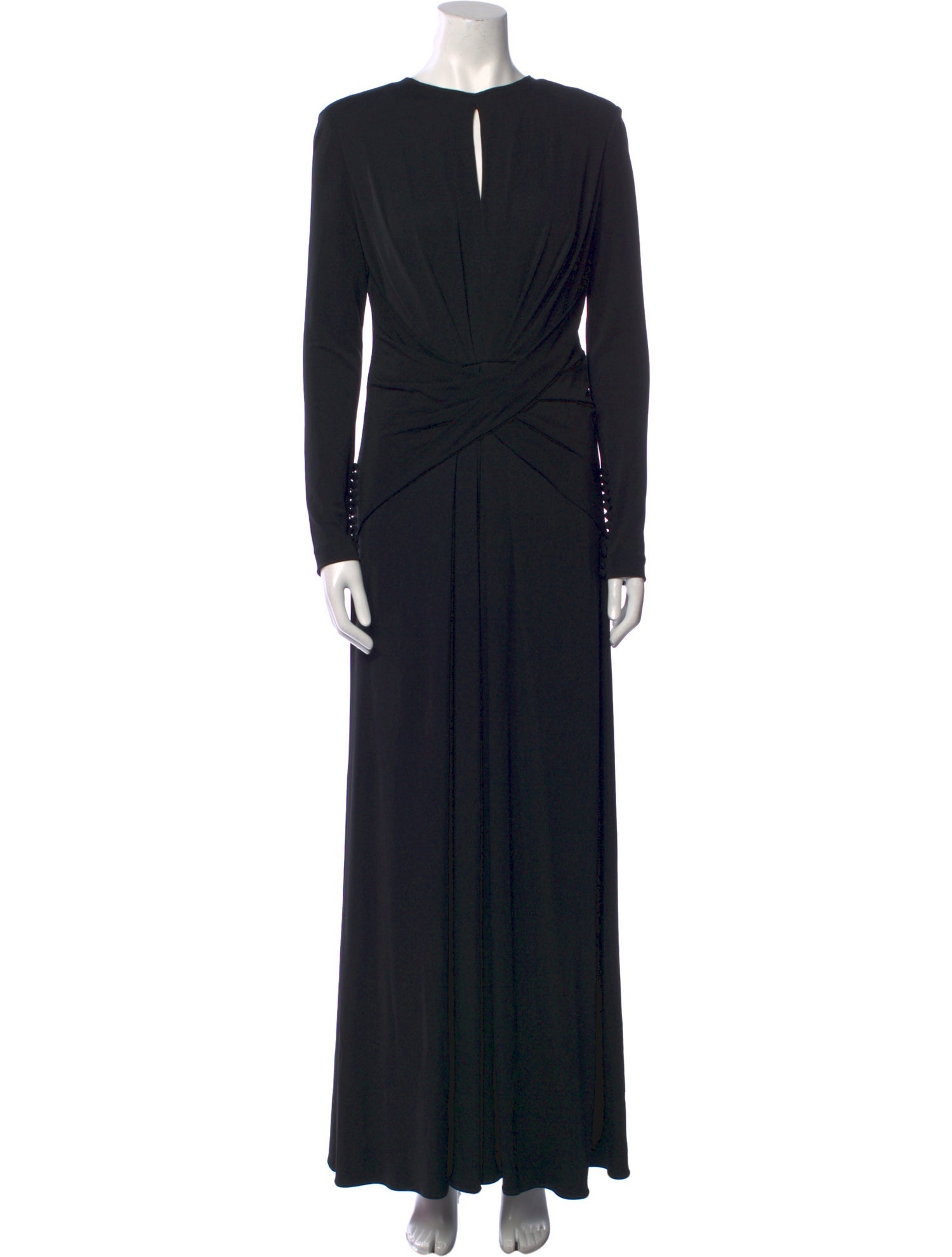 Elie Saab V-Neck Long Dress