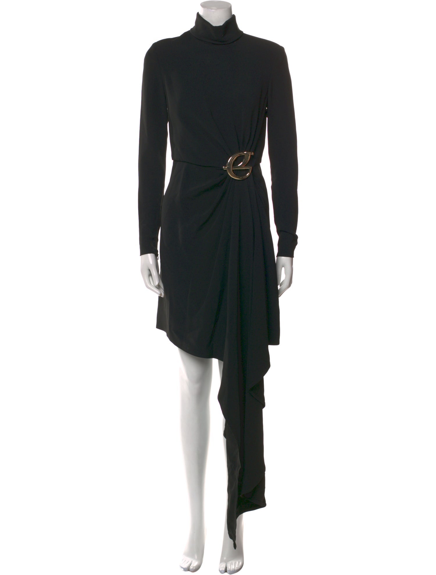 Elie Saab Turtleneck Long Dress