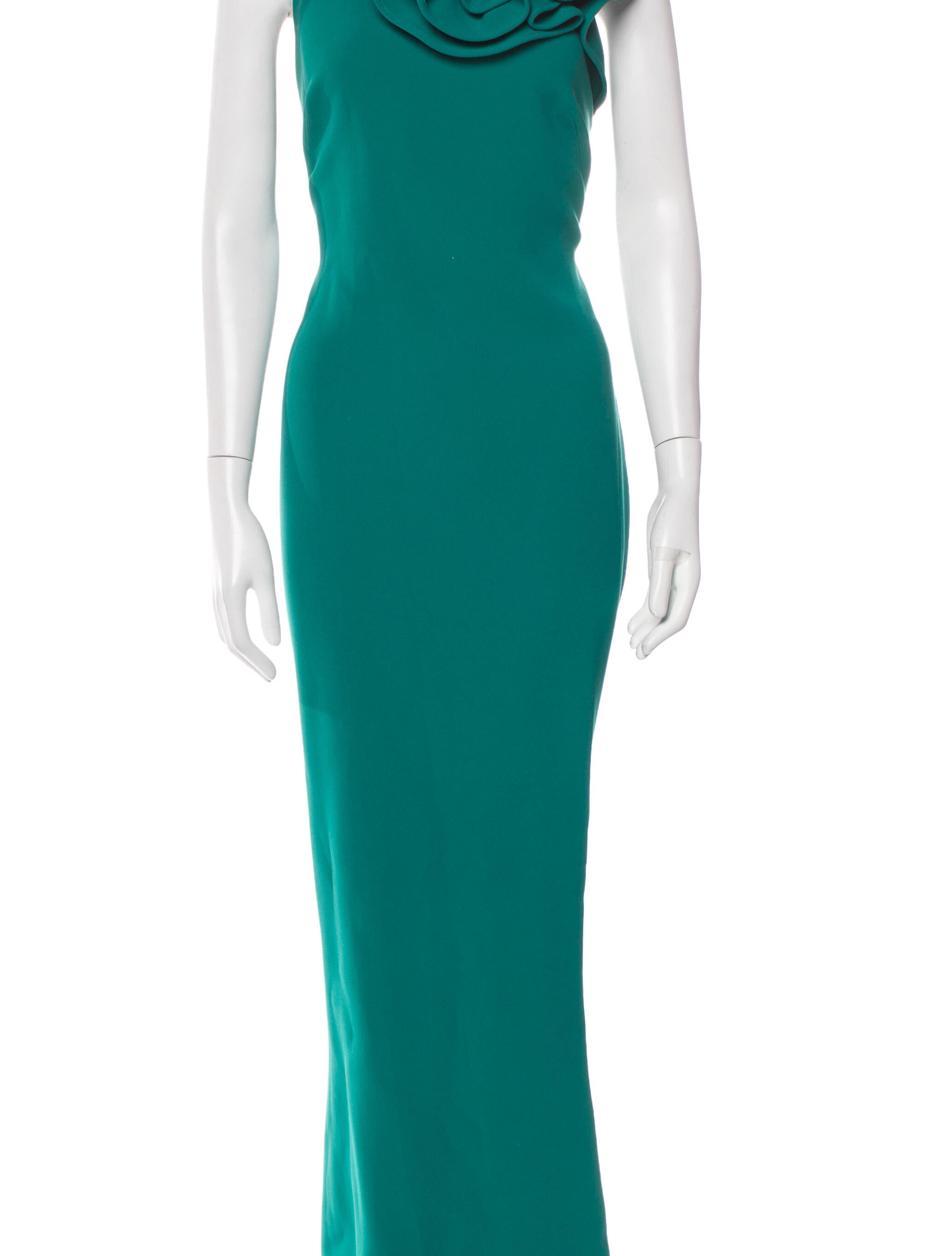 Elie Saab Square Neckline Long Dress