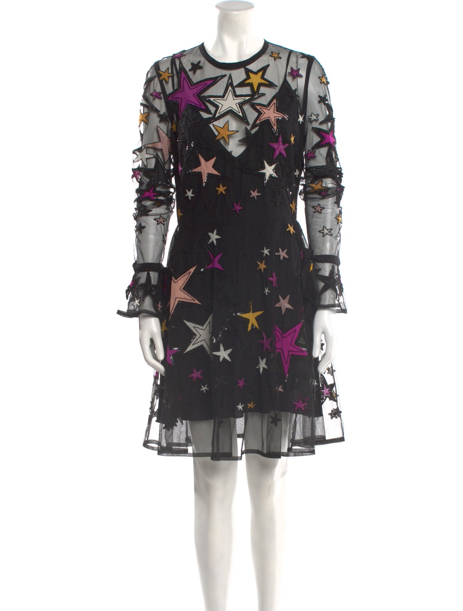 Elie Saab Floral Print Mini Dress