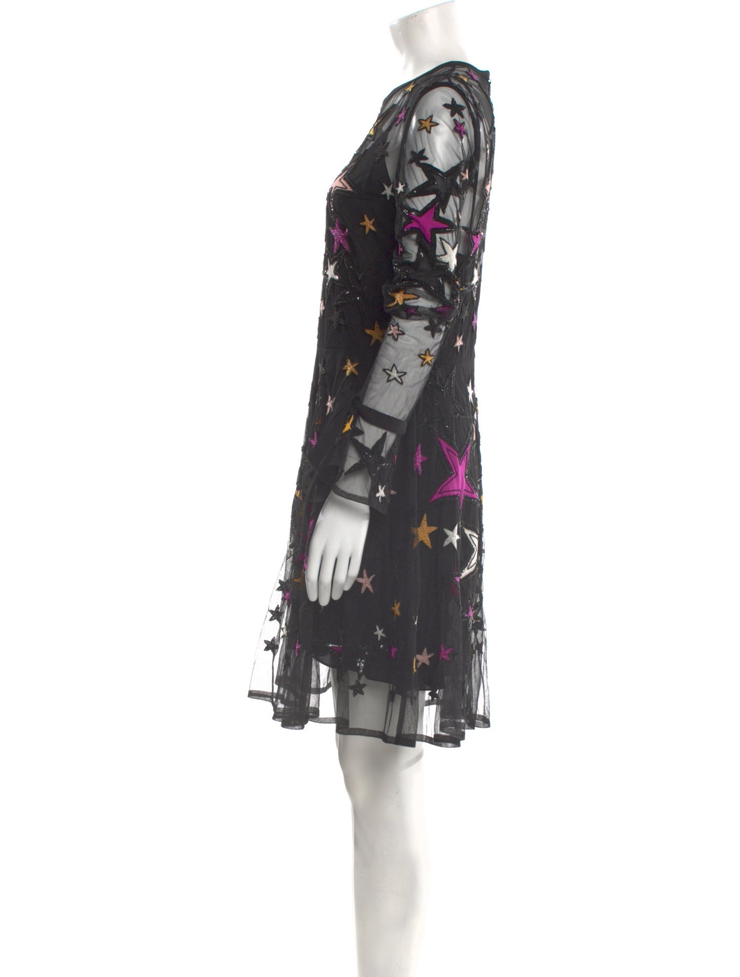 Elie Saab Floral Print Mini Dress