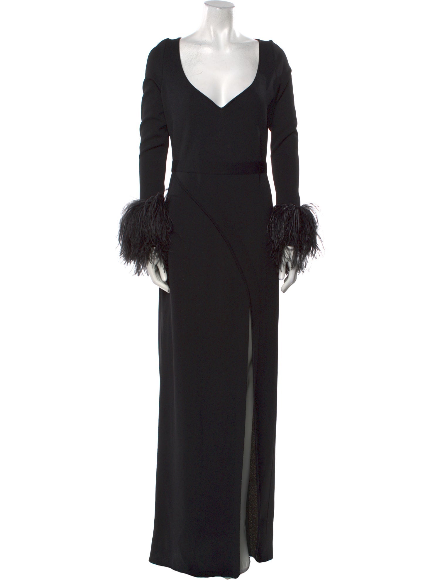 Elie Saab V-Neck Long Dress