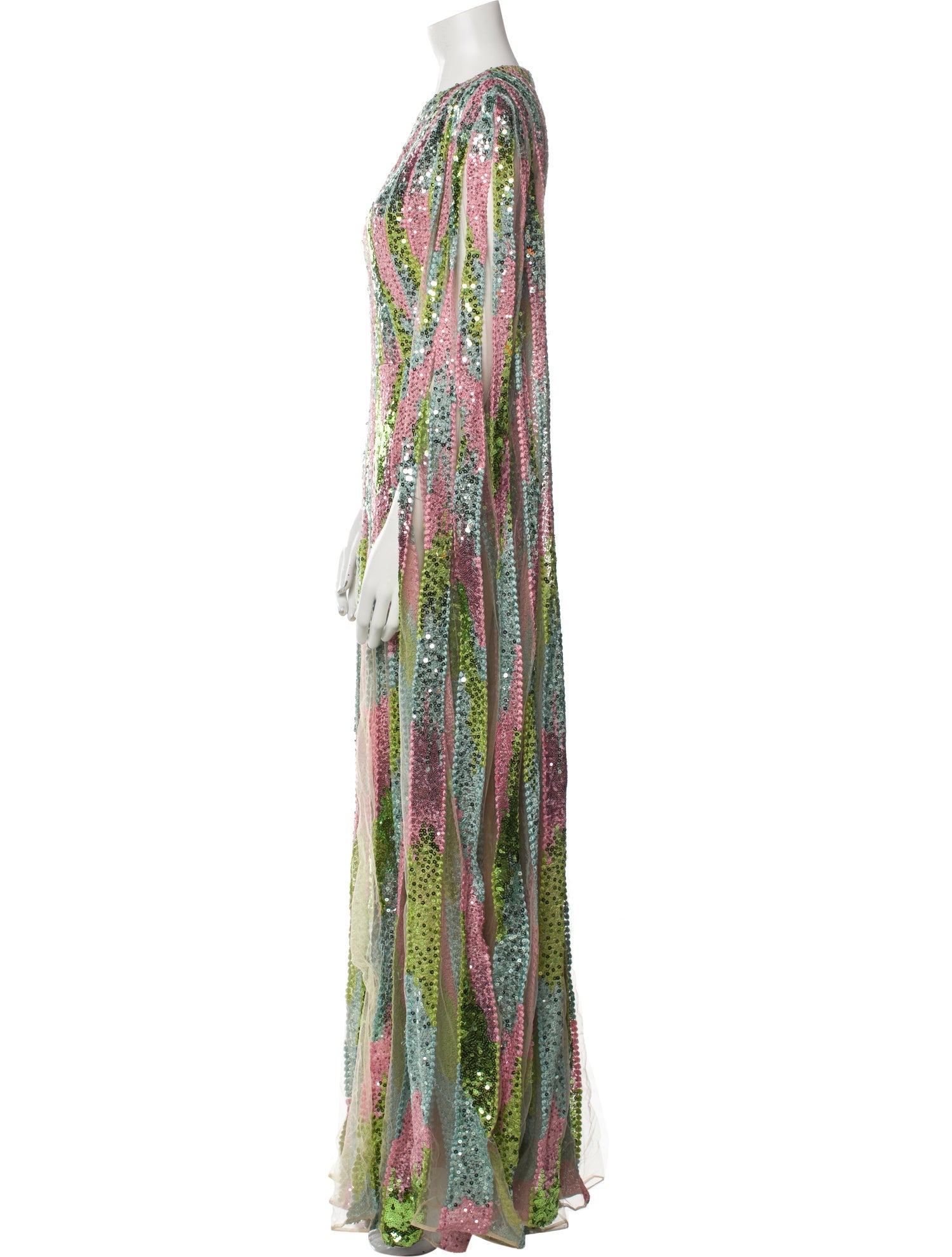Elie Saab Silk Long Dress