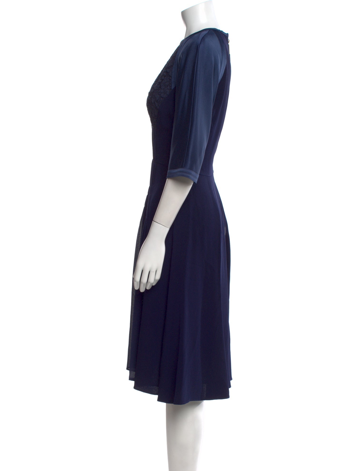 Elie Saab Silk Midi Length Dress