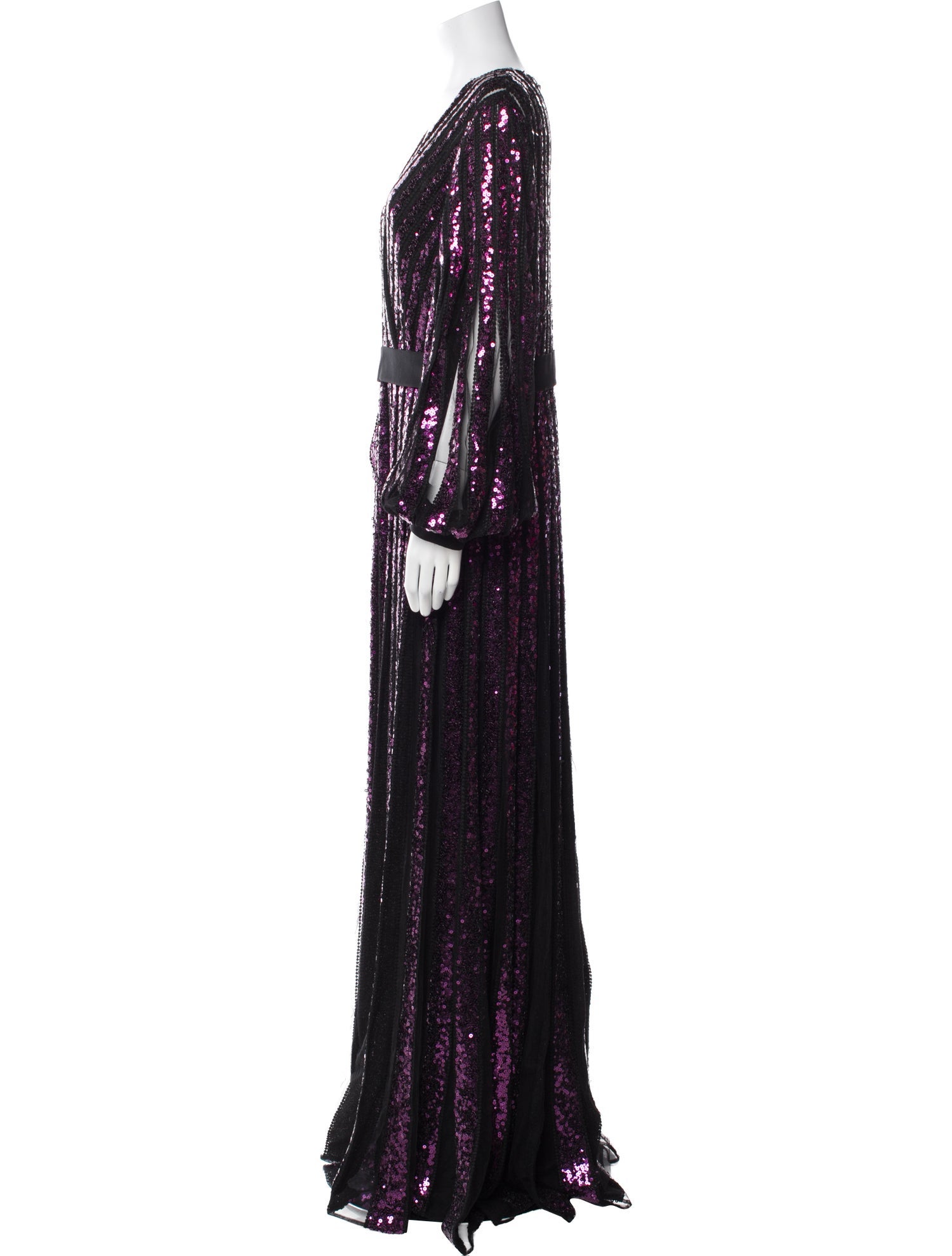 Elie Saab V-Neck Long Dress w/ Tags