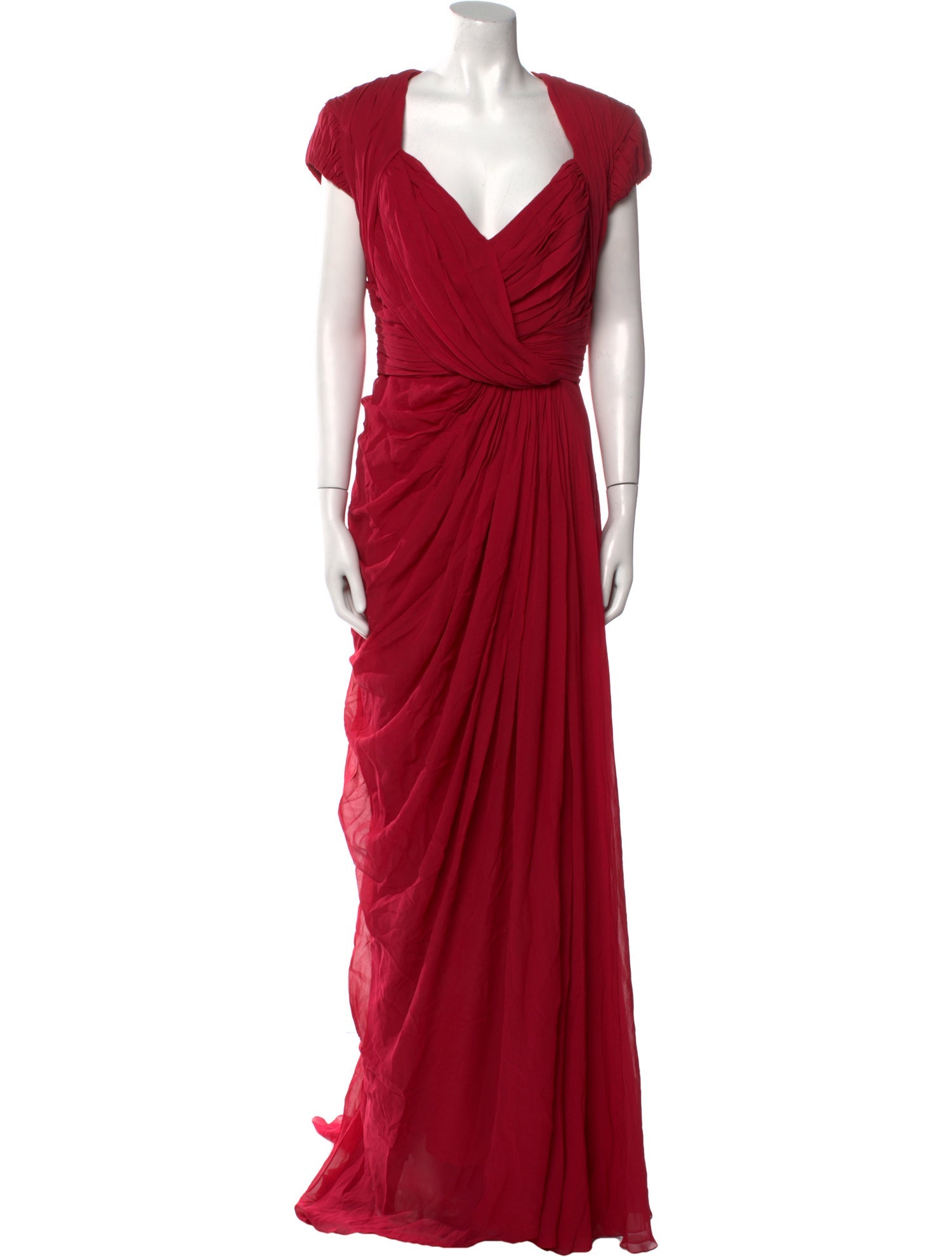 Elie Saab Silk Long Dress